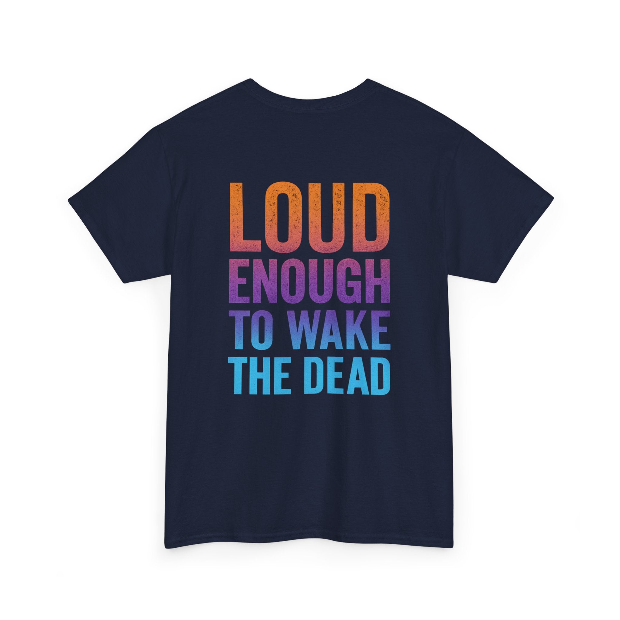 Bone Jams Rockin’ Skeleton, Tee | Loud Enough to Wake the Dead | Unisex Cotton Shirt for Music Lovers, Concerts, Halloween, Gifts