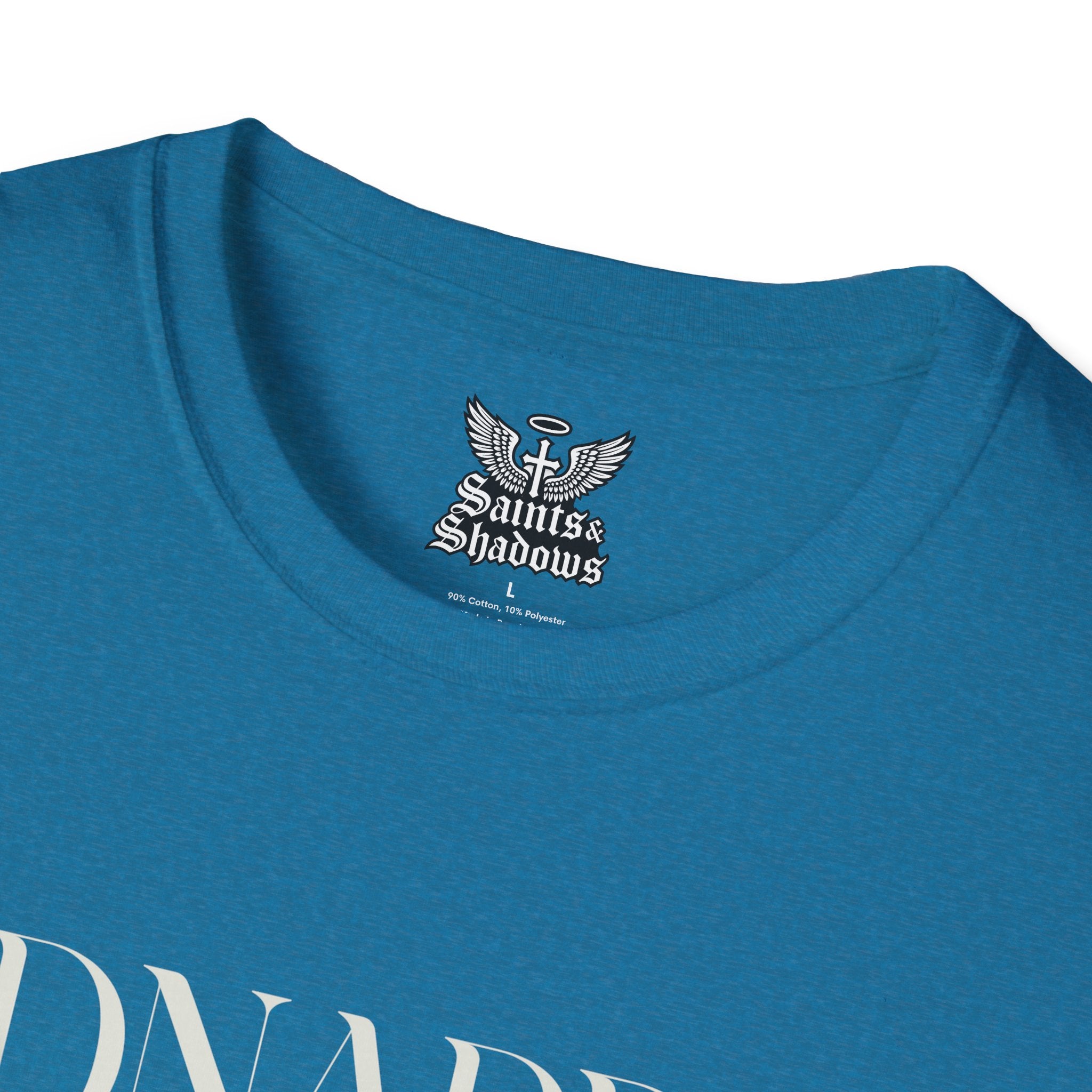 Saints and Shadows - Kidnapped, Angelic Artwork Unisex Softstyle T-Shirt, Casual Wear