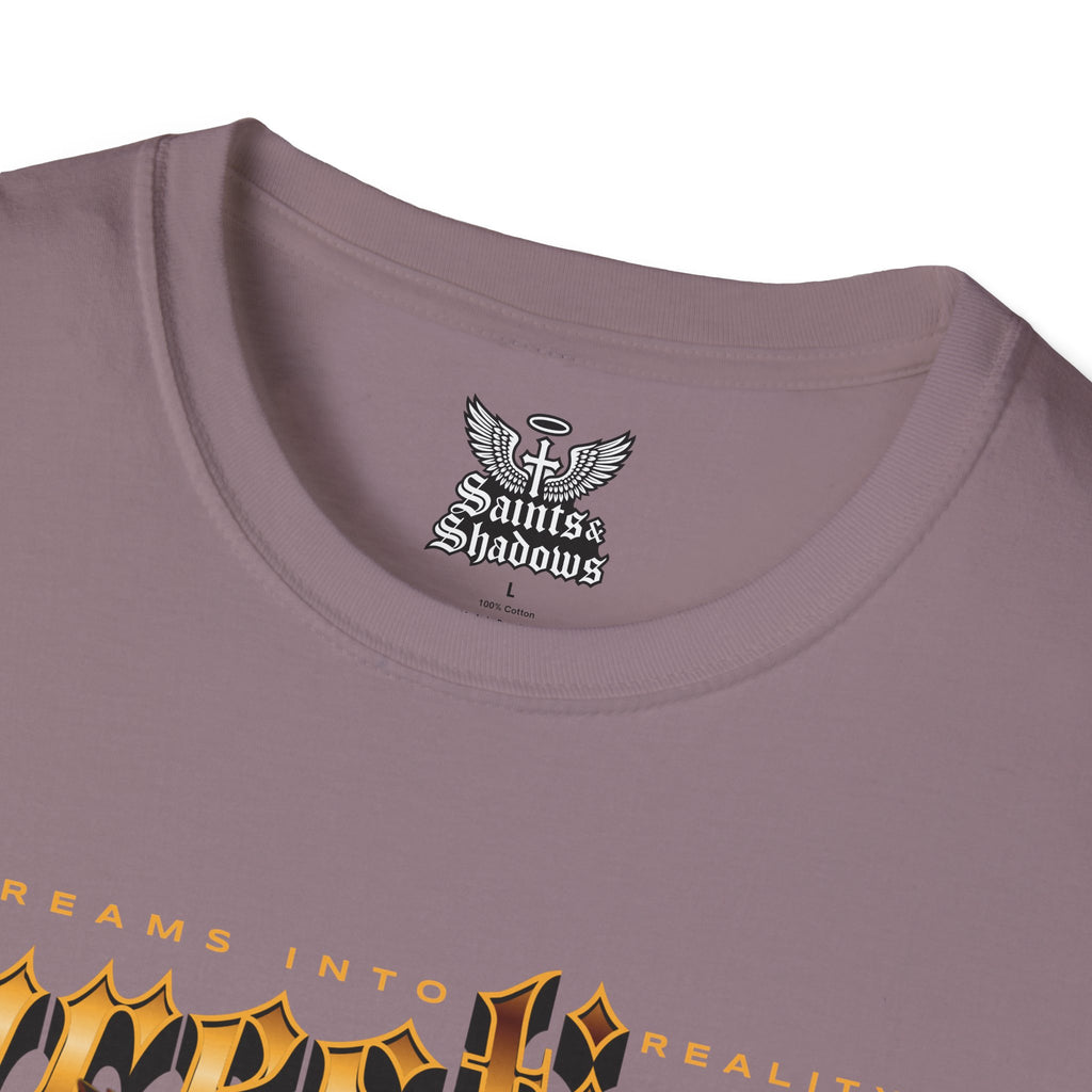 Saints and Shadows - Prestige, Angelic Artwork Unisex Softstyle T-Shirt, Casual Wear