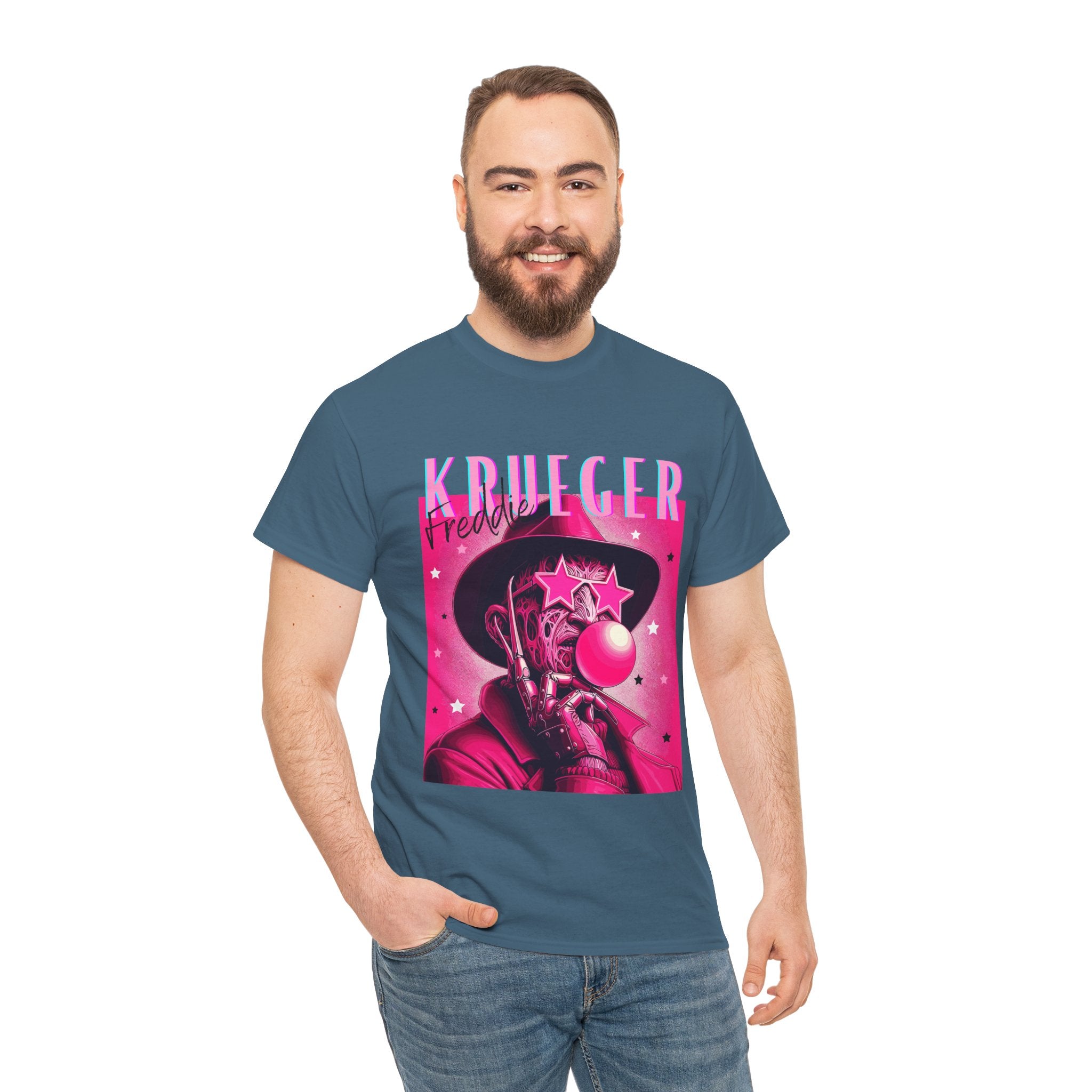 Freddie Kruger, Horror Graphic Tee, Unisex Cotton Shirt, Halloween Costume, Horror Movie Gift, Spooky T-Shirt, Horror Fan Apparel