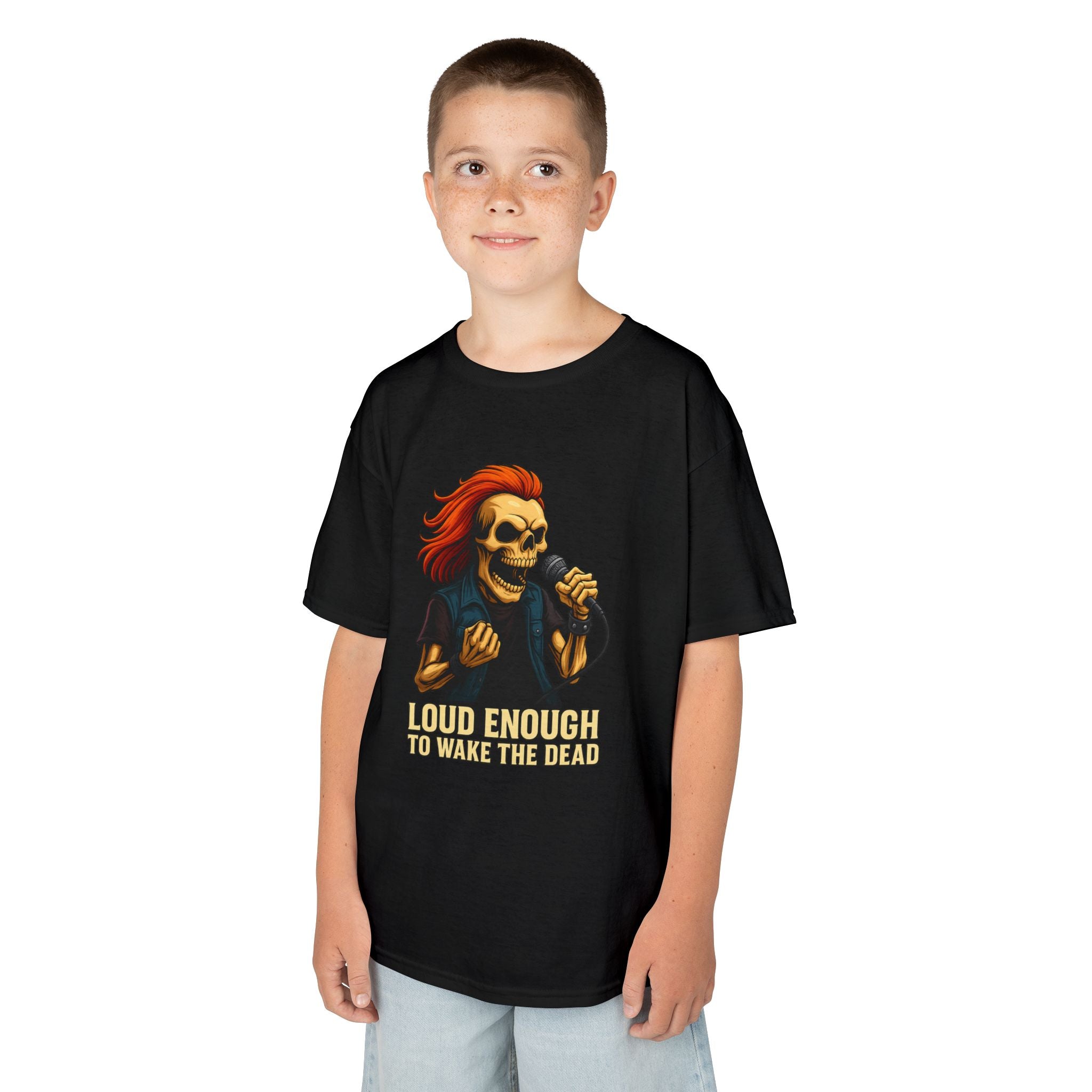 Bone Jams MC Bonez Kids Tee, Loud Enough  to Wake the Dead
