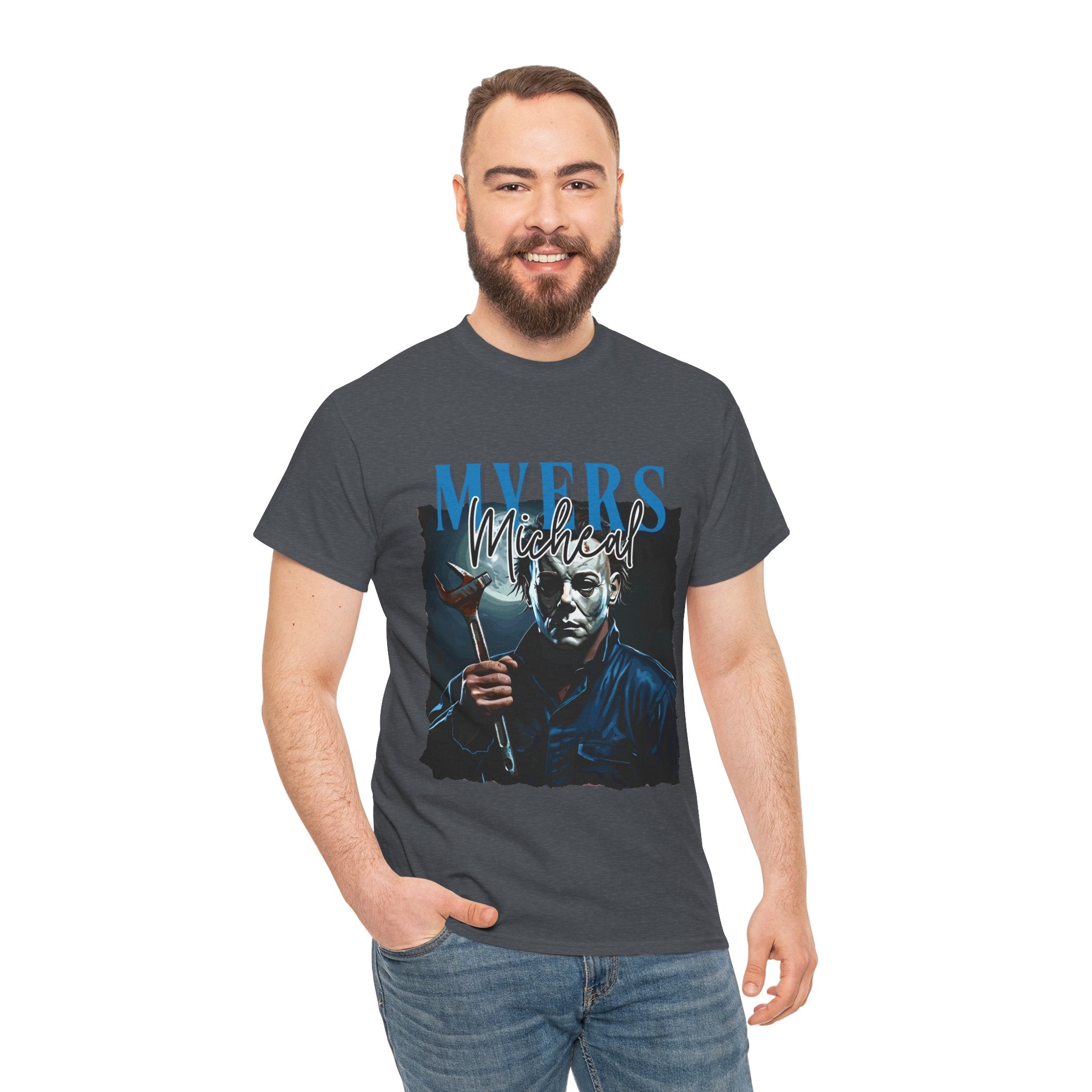 Michael Myers - Horror Graphic Tee, Unisex Cotton Shirt, Halloween Costume, Horror Movie Gift, Spooky T-Shirt, Horror Fan Apparel