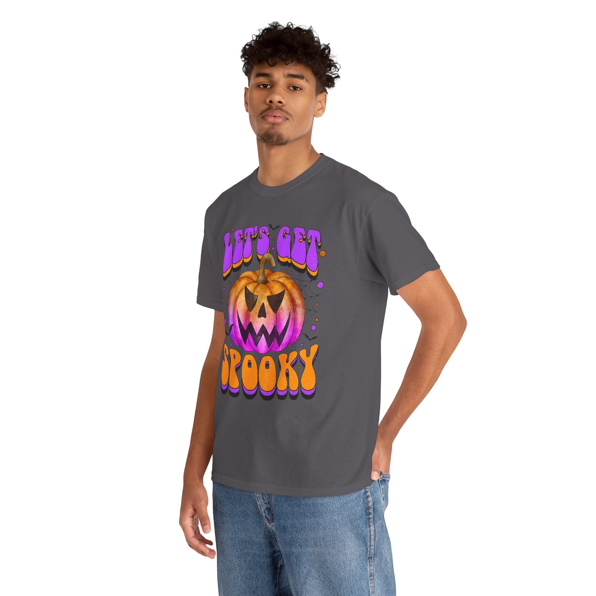 Halloween Spooky Pumpkin Tee, Unisex Cotton Shirt, Halloween Costume, Fall Festivities, Trick or Treat