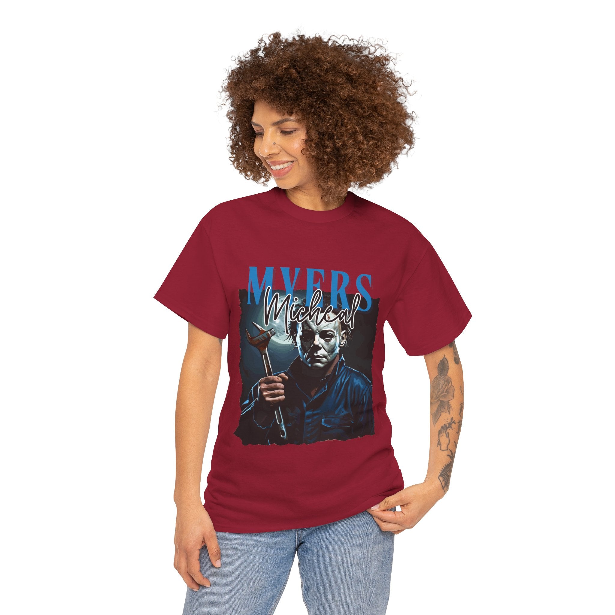 Michael Myers - Horror Graphic Tee, Unisex Cotton Shirt, Halloween Costume, Horror Movie Gift, Spooky T-Shirt, Horror Fan Apparel