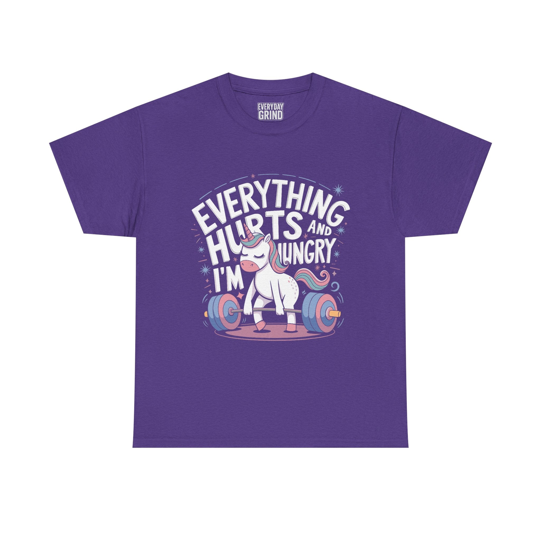Everything Hurts and I'm Hungry Unicorn Tee