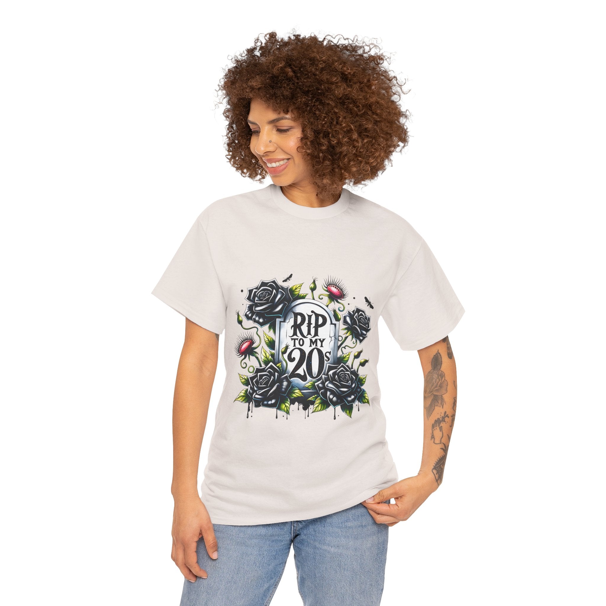 RIP to My 20s Tee, Funny Birthday Gift, Vintage Style Oversized Shirt, Casual Wardrobe Staple, Celebration Apparel