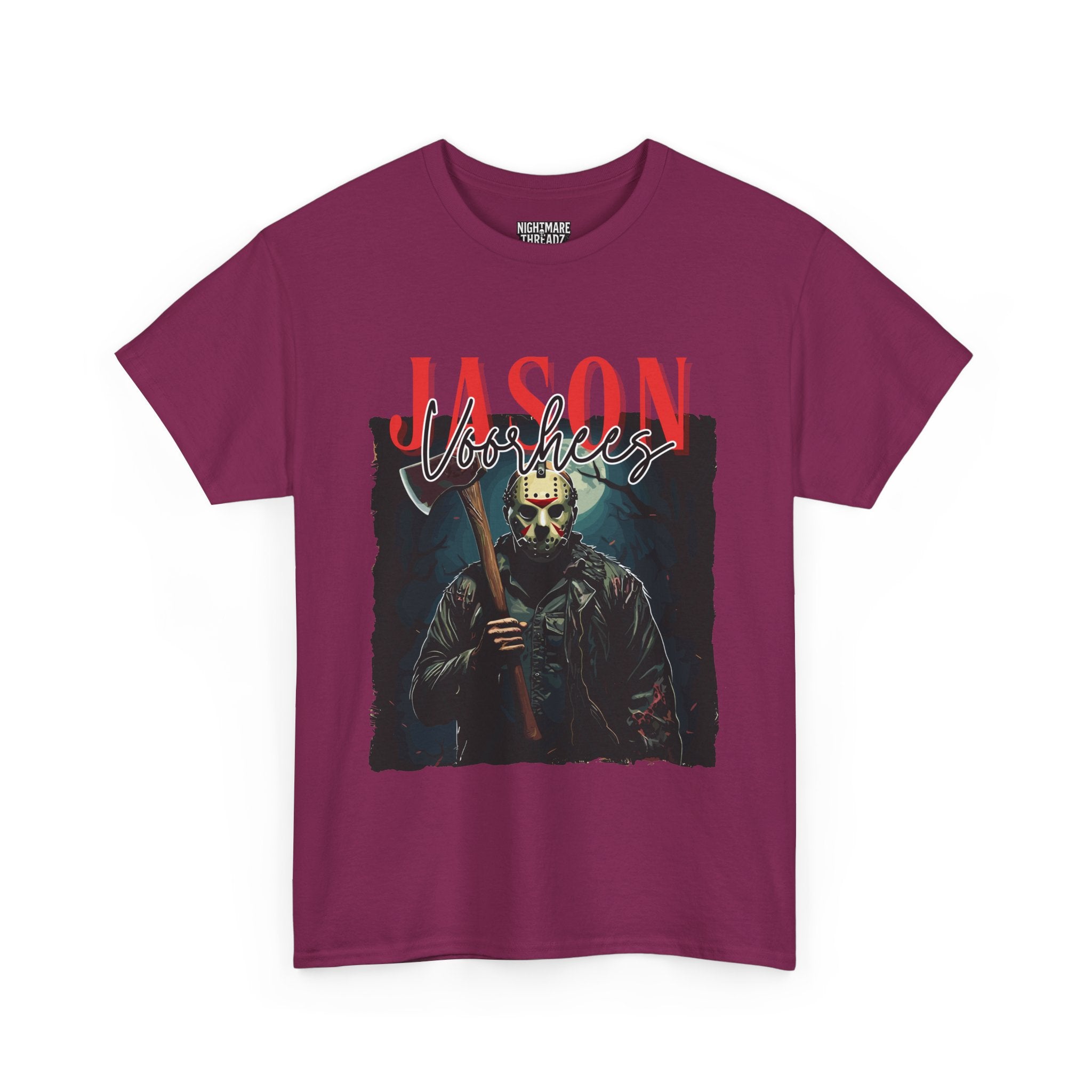 Jason Vorhees Horror Graphic Tee, Unisex Cotton Shirt, Halloween Costume, Horror Movie Gift, Spooky T-Shirt, Horror Fan Apparel