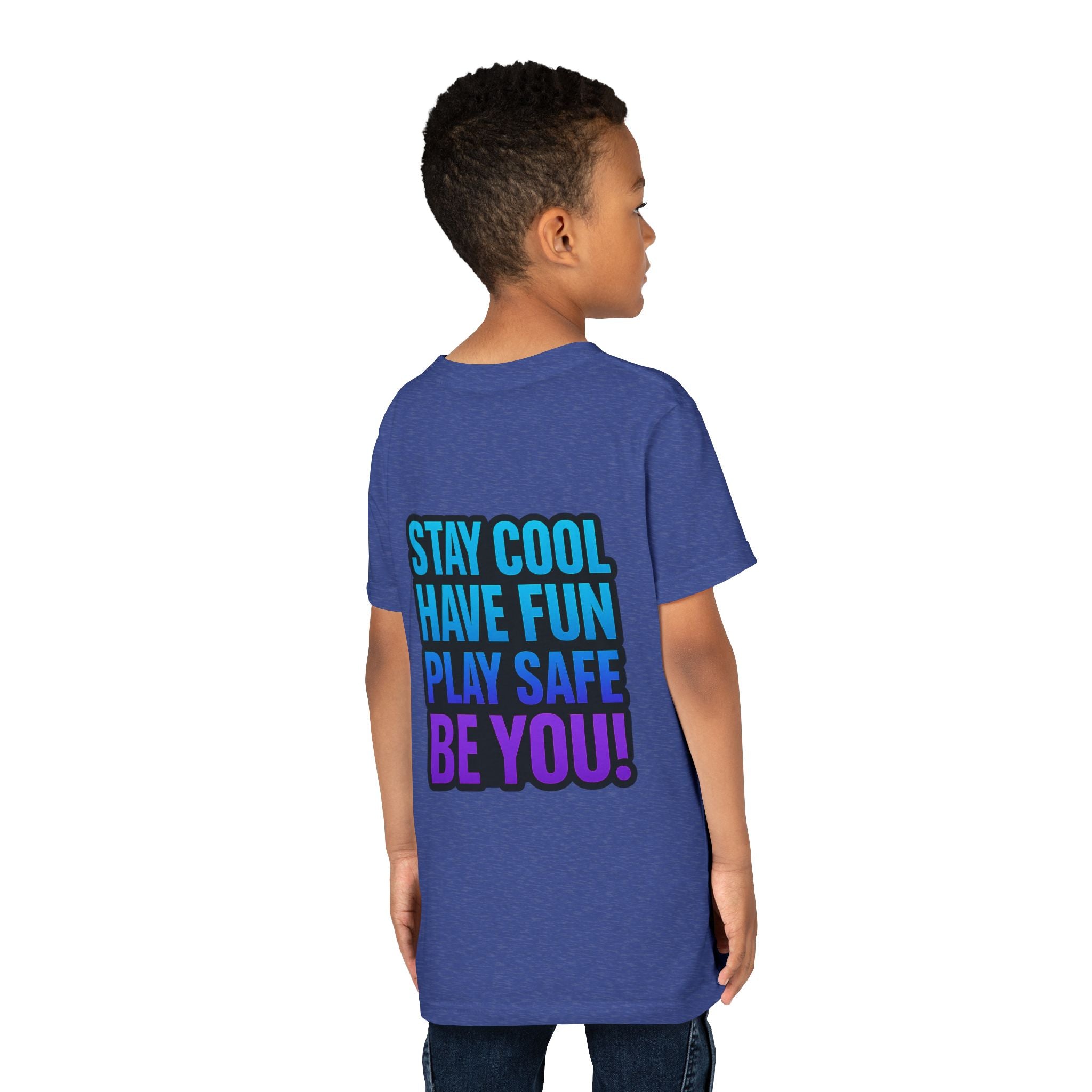 DJ KAT PAWS Paw-sitively Shredding, Skateboarding Youth Tee | Fun Summer Shirt, Motivational Kids T-Shirt, Birthday Gift for Boys & Girls