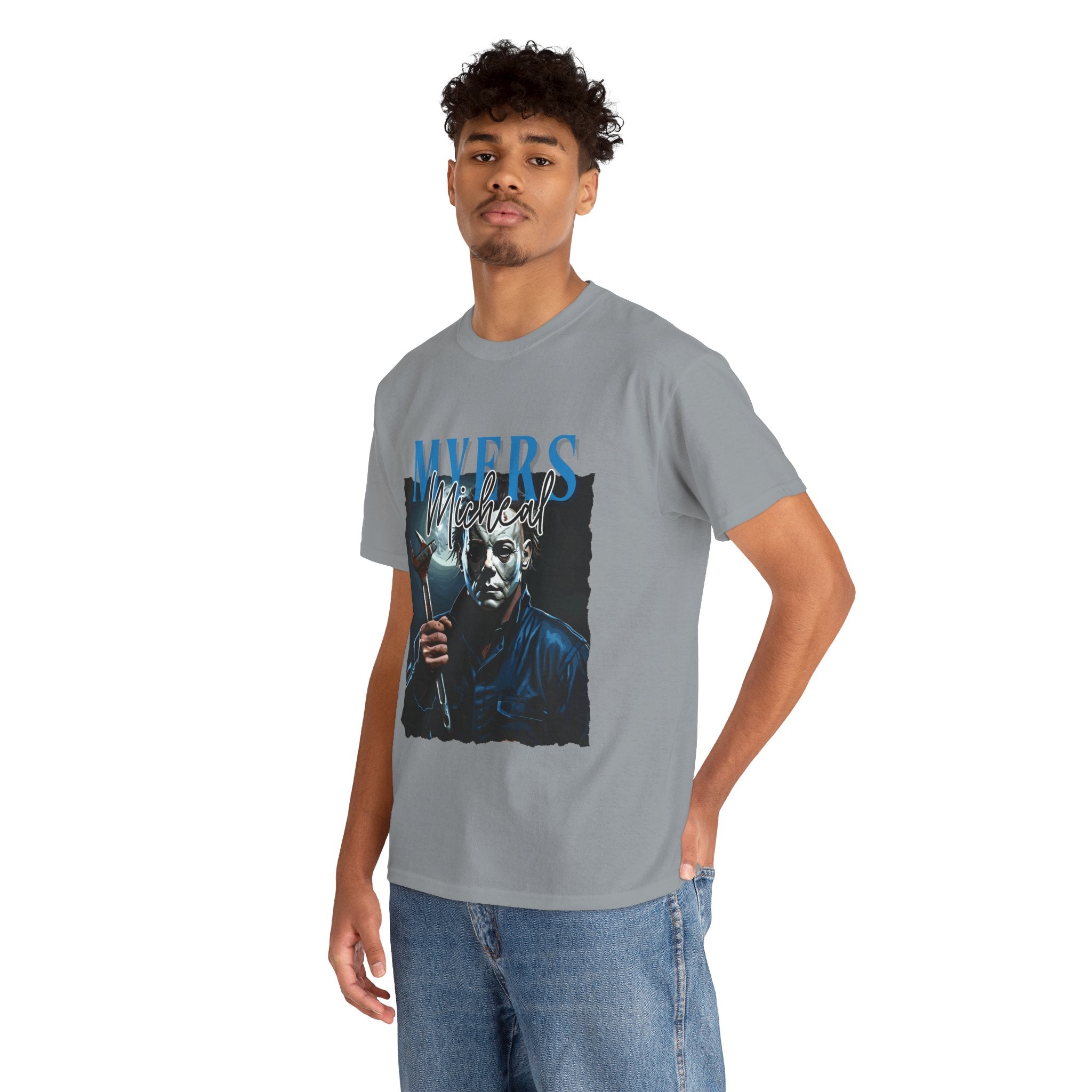 Michael Myers - Horror Graphic Tee, Unisex Cotton Shirt, Halloween Costume, Horror Movie Gift, Spooky T-Shirt, Horror Fan Apparel