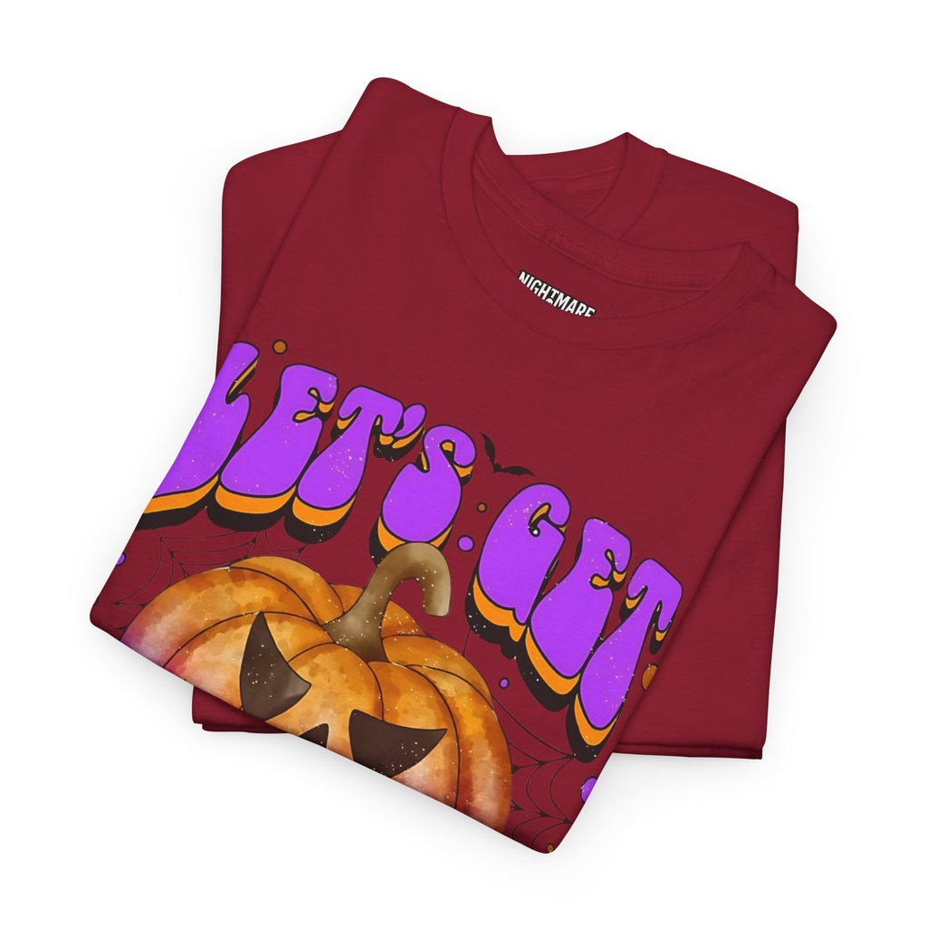 Halloween Spooky Pumpkin Tee, Unisex Cotton Shirt, Halloween Costume, Fall Festivities, Trick or Treat
