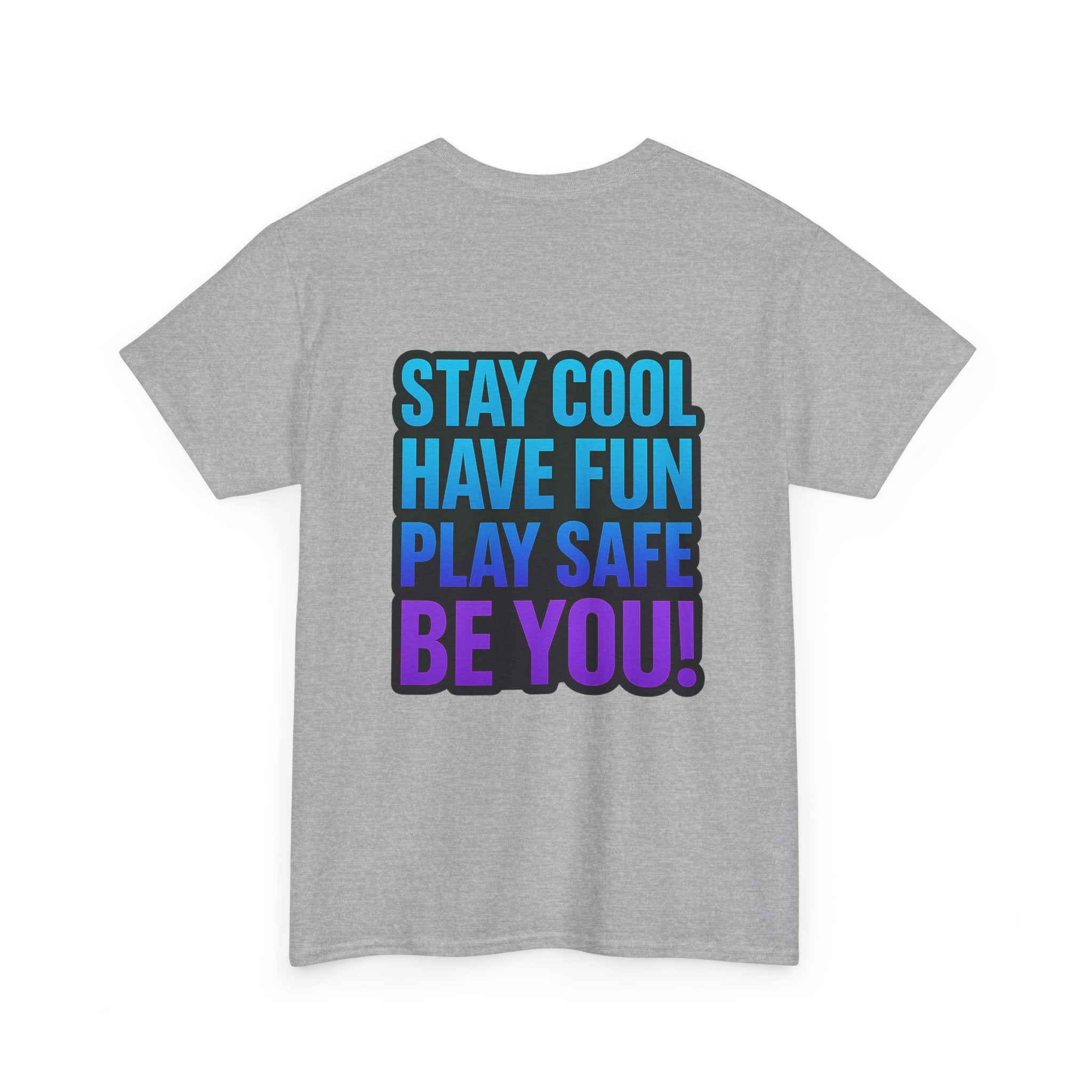 DJ KAT PAWS Surfing Fun T-Shirt | Stay Cool, Have Fun, Play Safe, Be You! | Fun Summer Tee, Gift for Cat Lovers, Beach Vibes