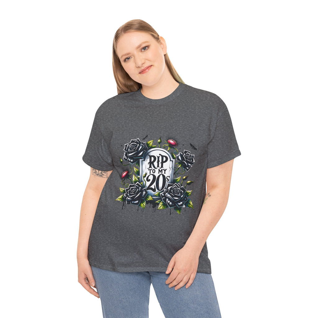 RIP to My 20s Tee, Funny Birthday Gift, Vintage Style Oversized Shirt, Casual Wardrobe Staple, Celebration Apparel