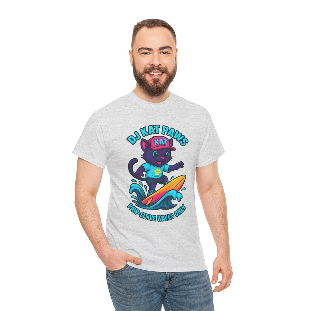 DJ KAT PAWS Paw-sitive Waves Only Tee