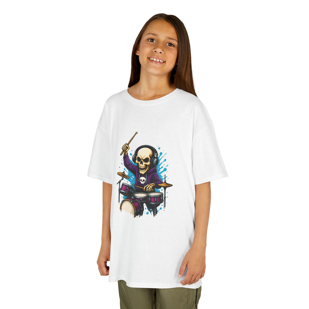 Bone Jams MC Bonez Kids Tee, Drumming Up The Dead