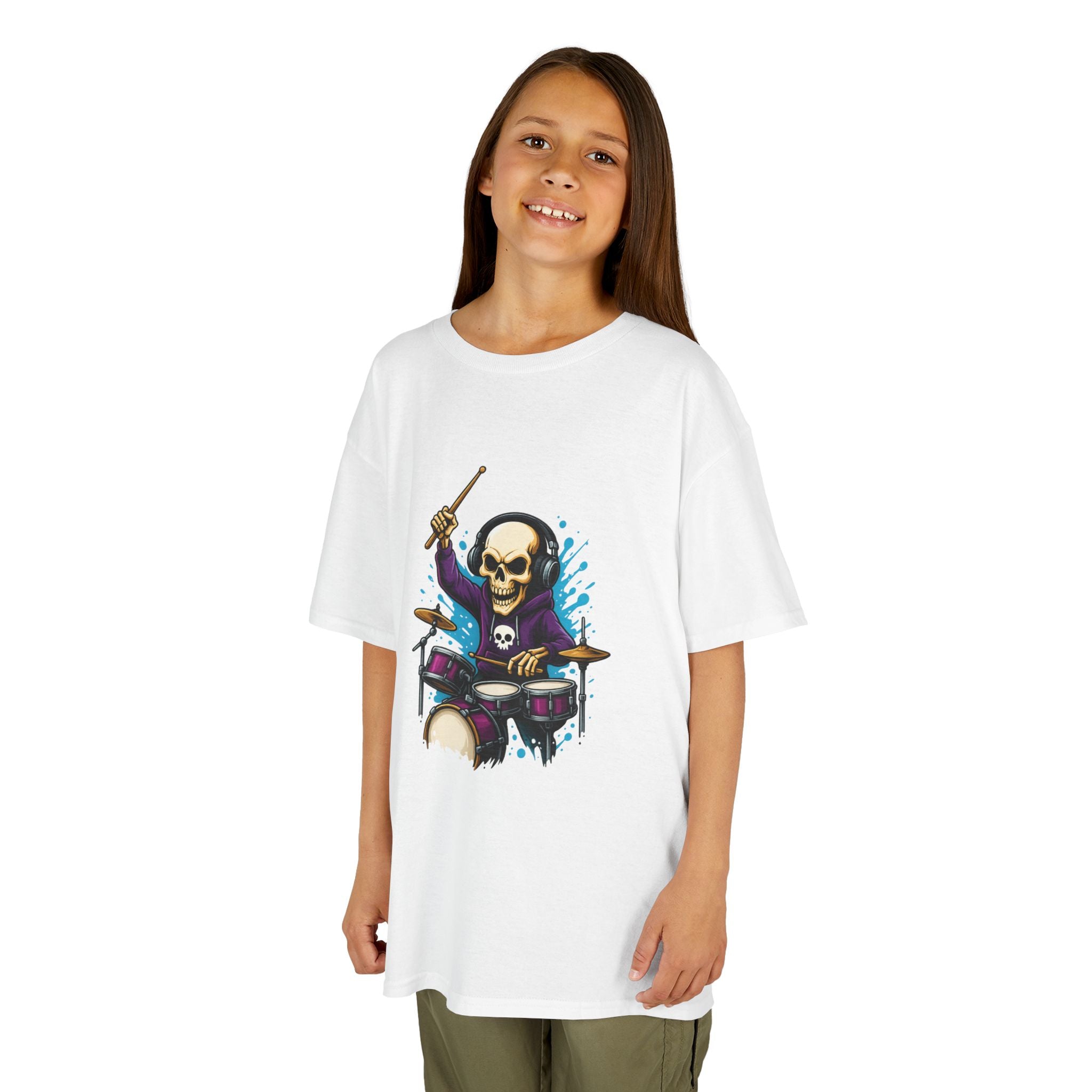 Bone Jams MC Bonez Kids Tee, Drumming Up The Dead