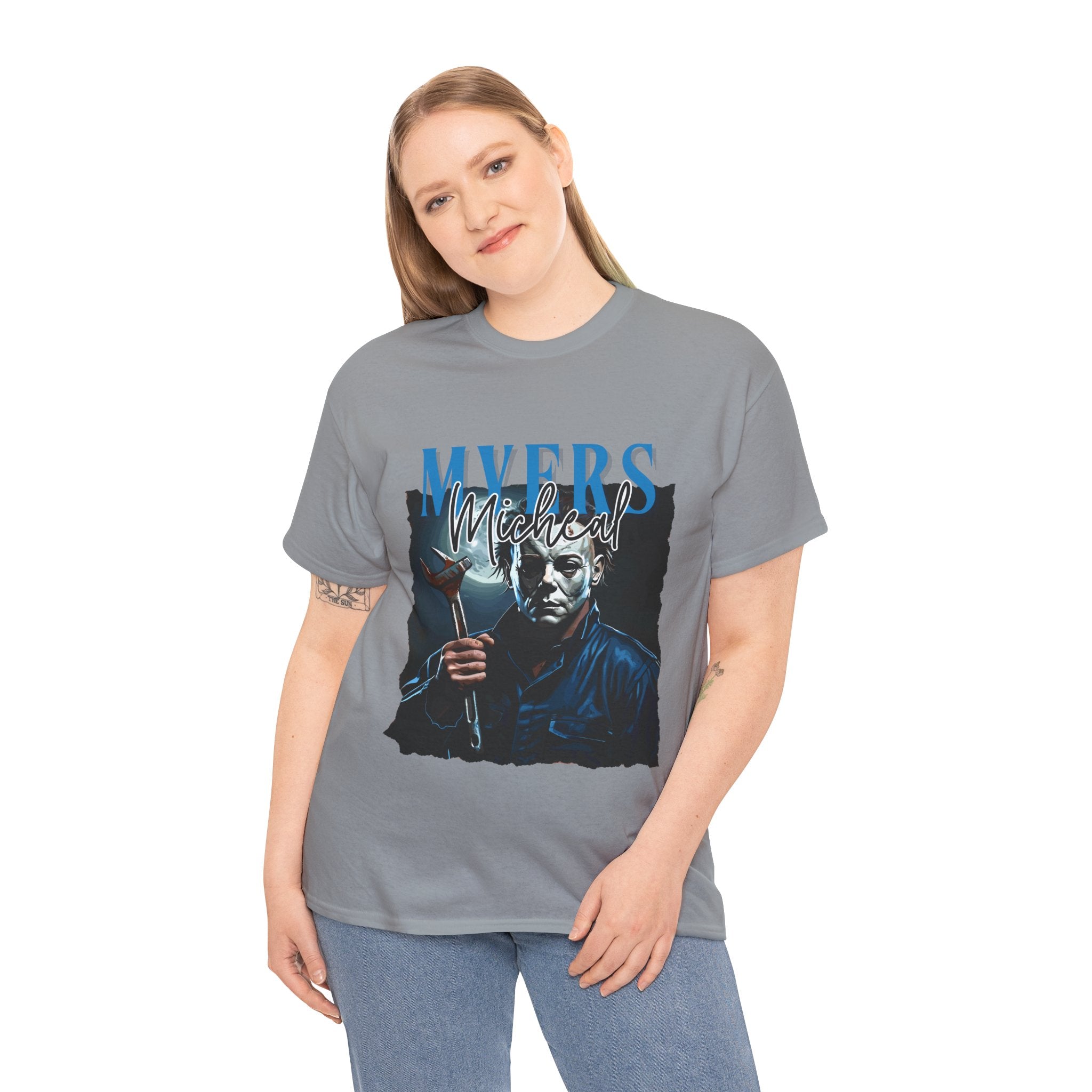 Michael Myers - Horror Graphic Tee, Unisex Cotton Shirt, Halloween Costume, Horror Movie Gift, Spooky T-Shirt, Horror Fan Apparel