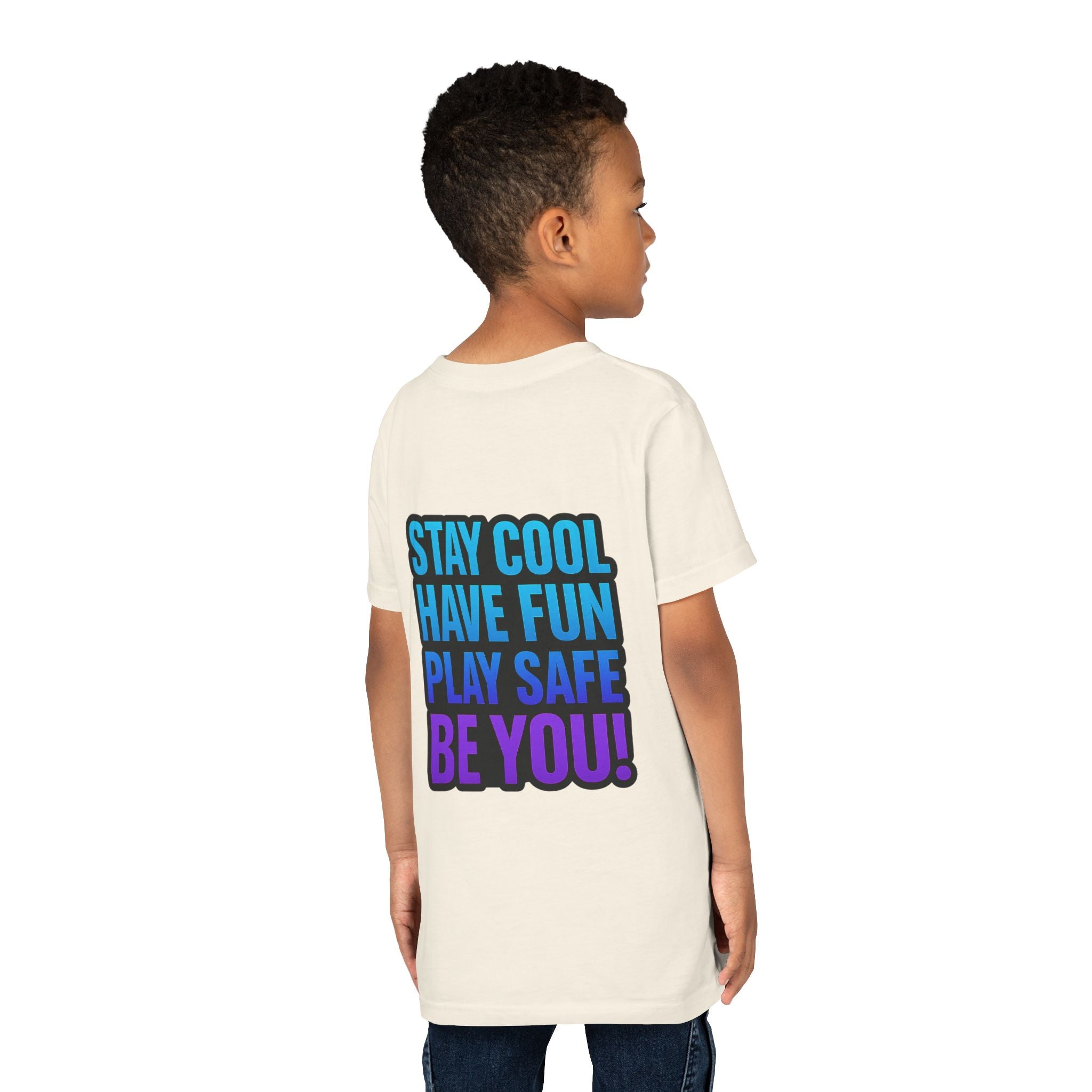 DJ KAT PAWS Paw-sitively Shredding, Skateboarding Youth Tee | Fun Summer Shirt, Motivational Kids T-Shirt, Birthday Gift for Boys & Girls
