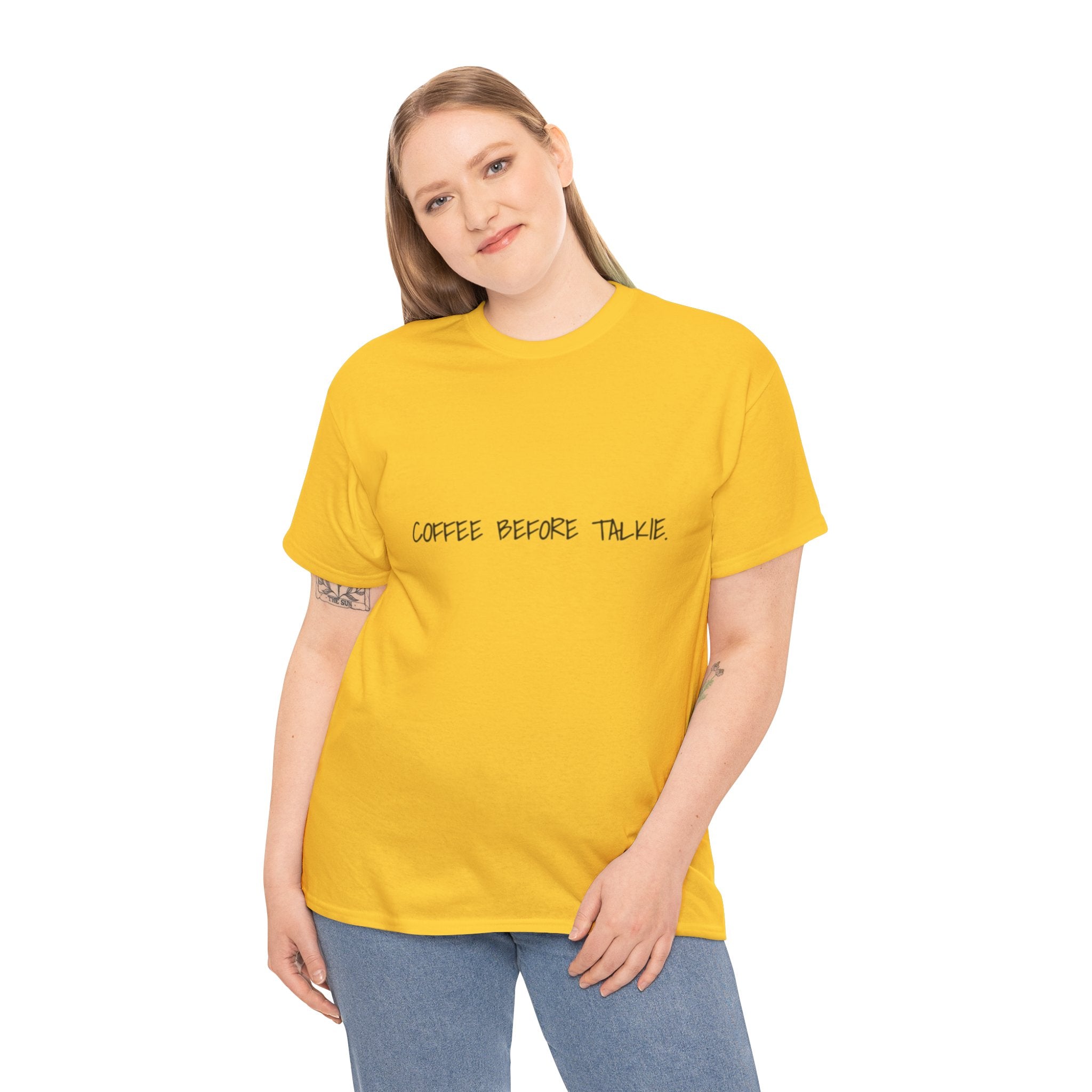 Coffee Before Talkie Unisex Tee - Light Colors