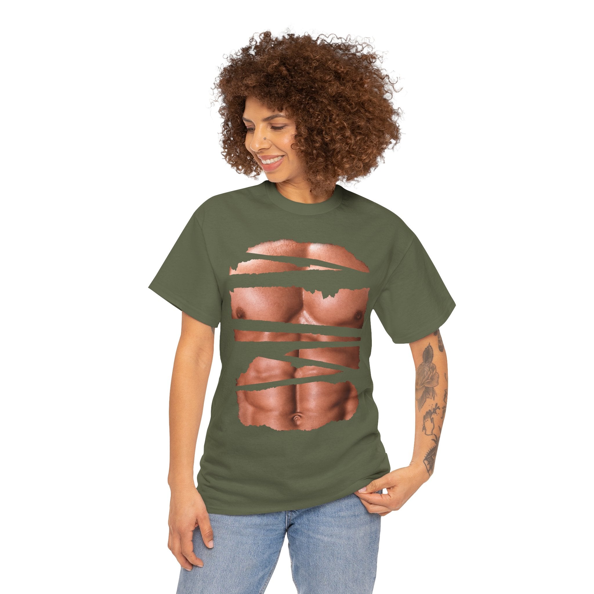 Shredded Abs Tee