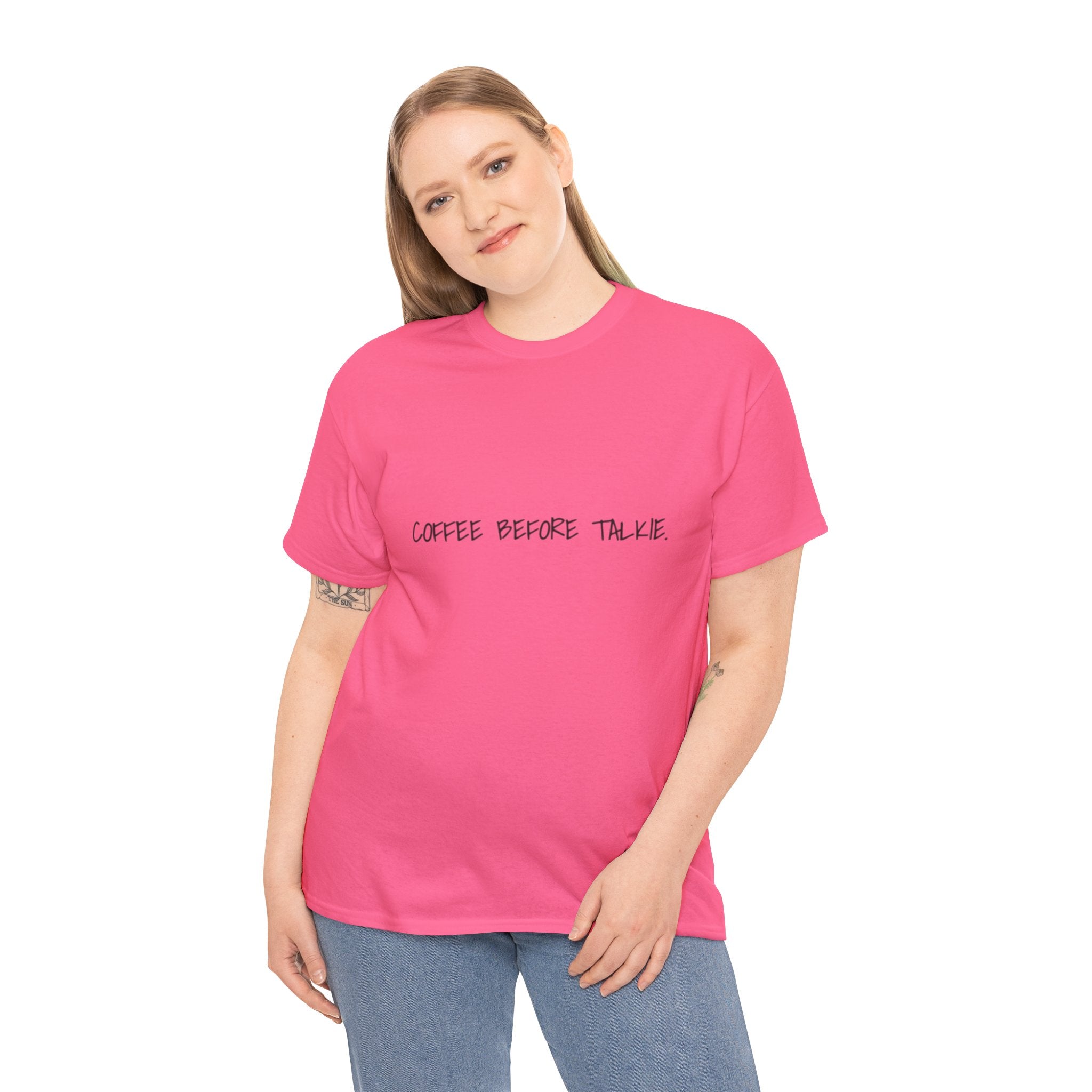 Coffee Before Talkie Unisex Tee - Light Colors