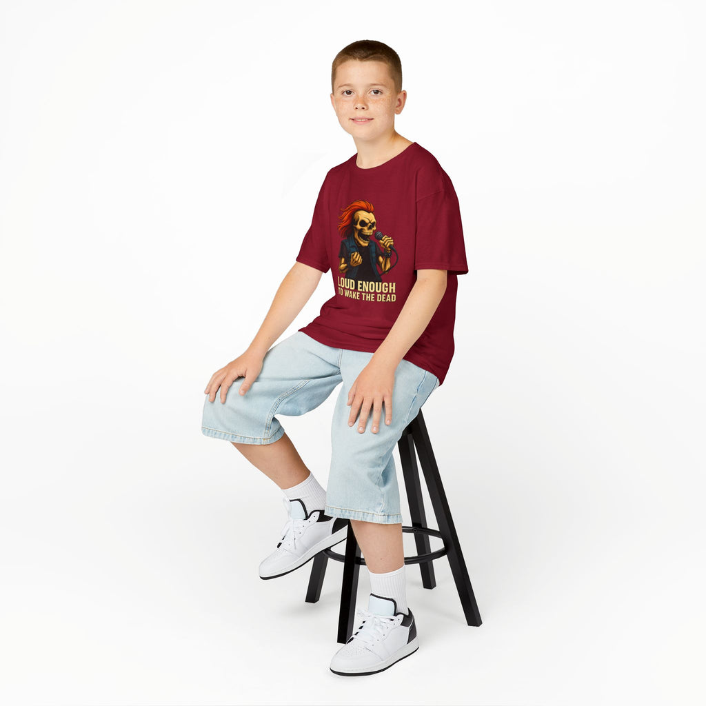 Bone Jams MC Bonez Kids Tee, Loud Enough  to Wake the Dead