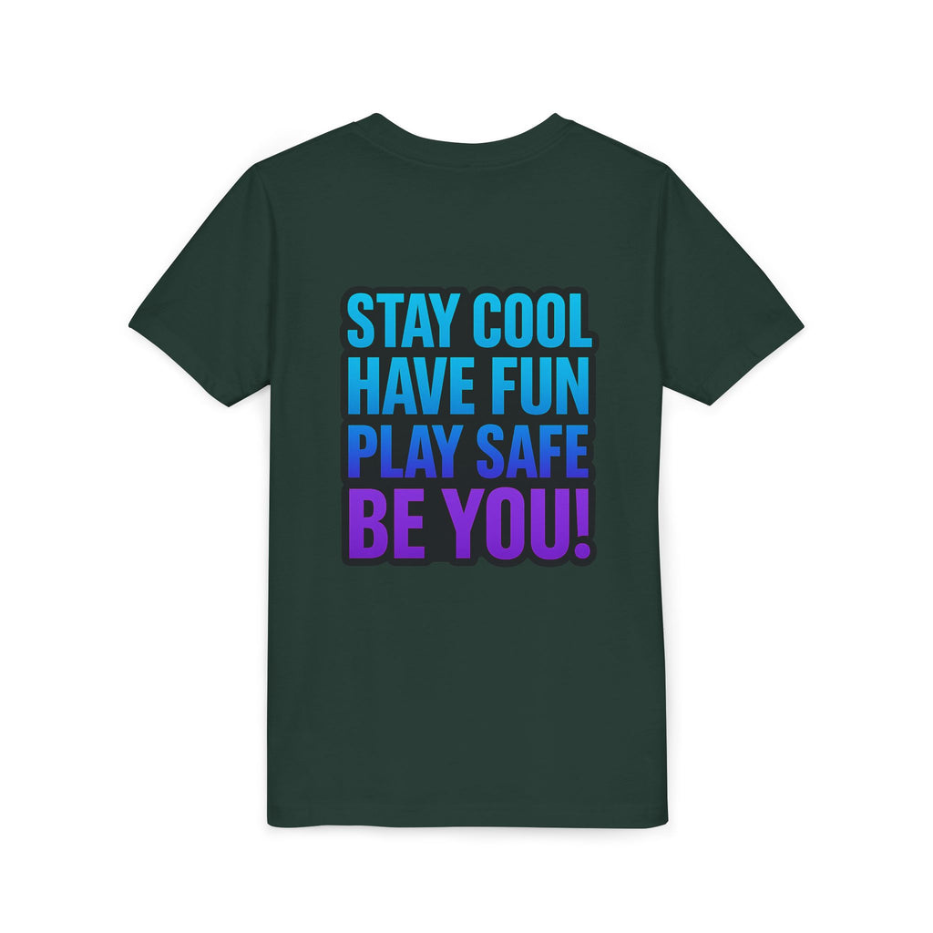 DJ KAT PAWS – Purr-fectly Rad Baseball Youth Tee | Fun Kids Graphic Shirt, Cool Cat Design, Perfect for Birthdays, Playdates & Sports Events