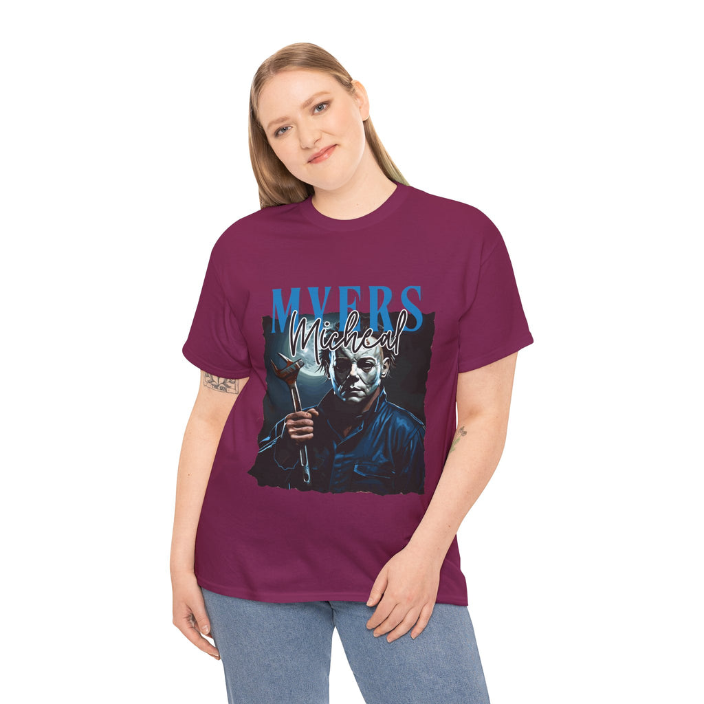 Michael Myers - Horror Graphic Tee, Unisex Cotton Shirt, Halloween Costume, Horror Movie Gift, Spooky T-Shirt, Horror Fan Apparel