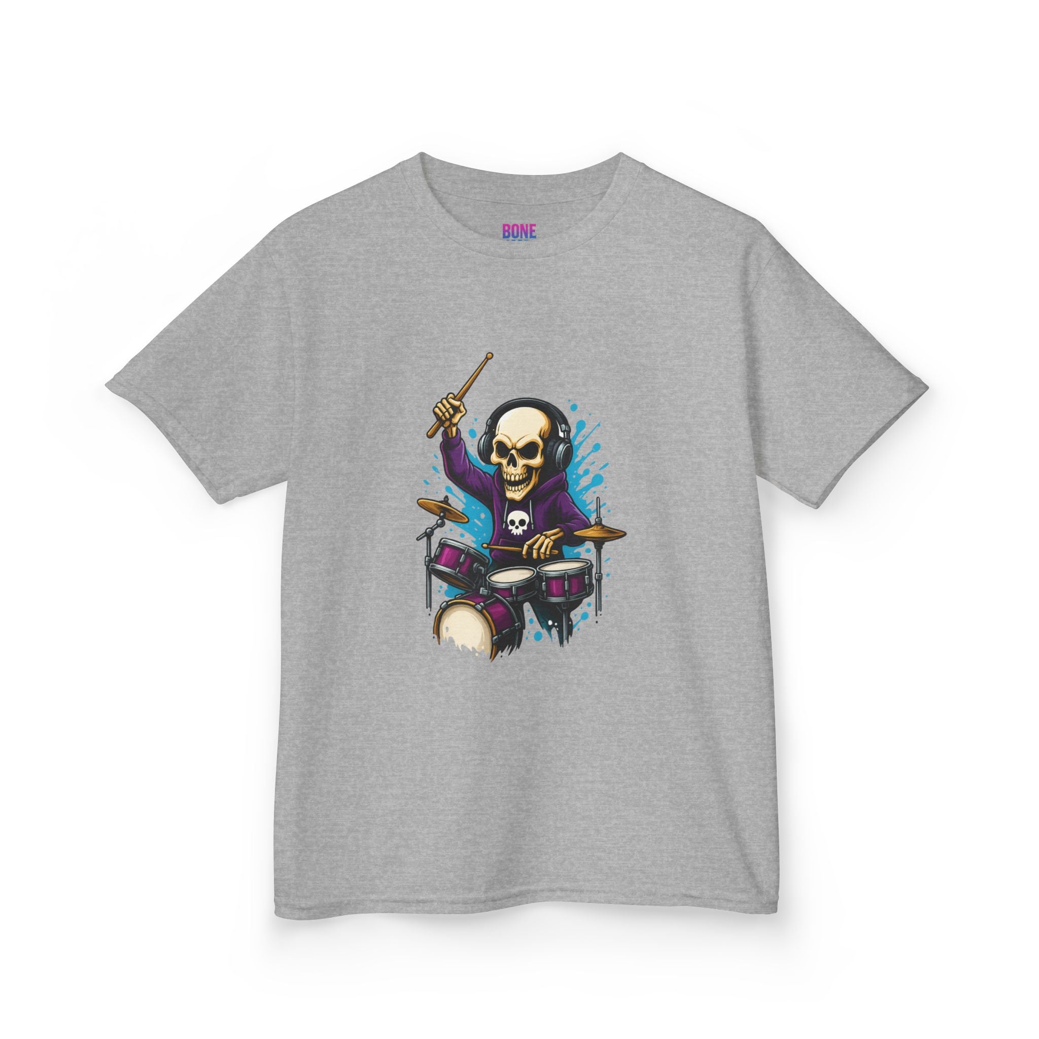Bone Jams MC Bonez Kids Tee, Drumming Up The Dead