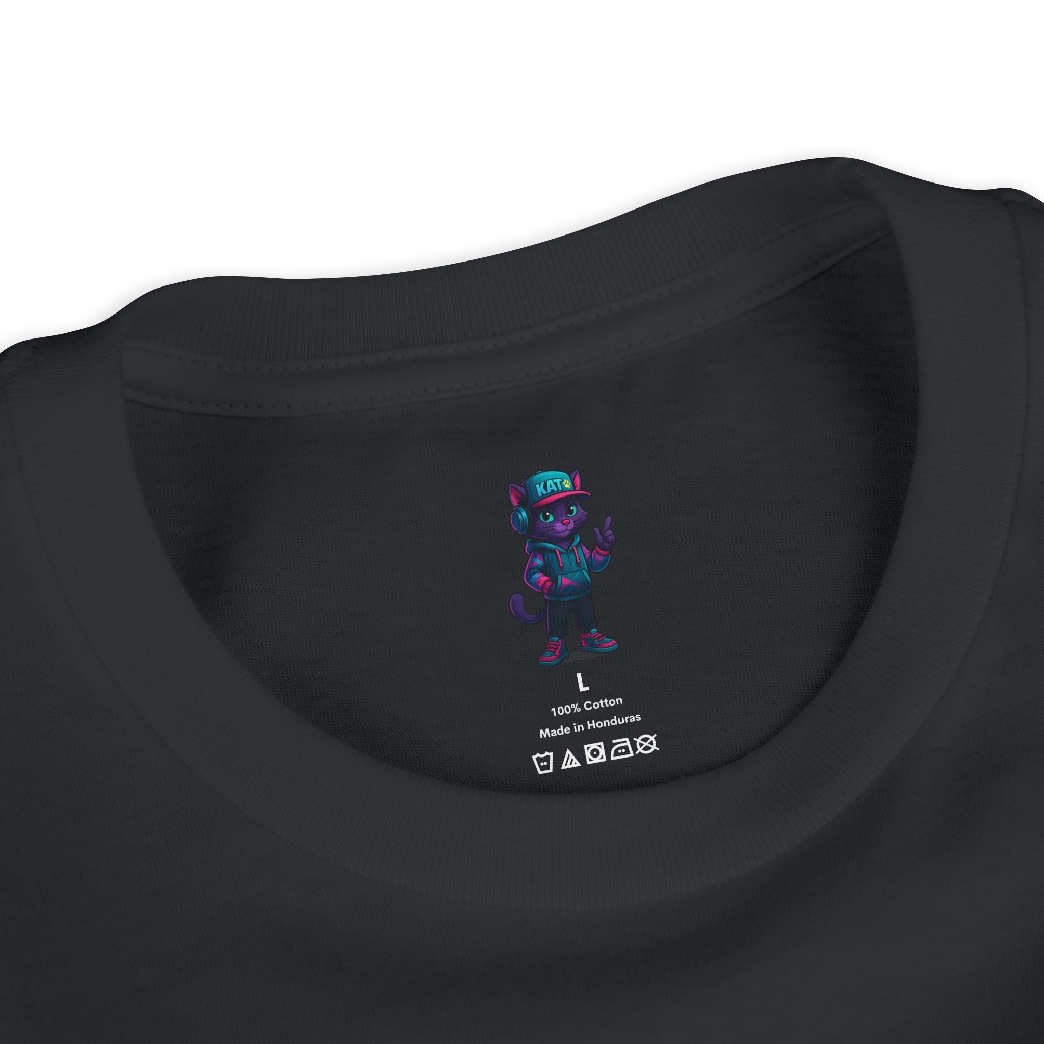 DJ KAT PAWS Paw-sitively Shredding, Skateboarding Youth Tee | Fun Summer Shirt, Motivational Kids T-Shirt, Birthday Gift for Boys & Girls