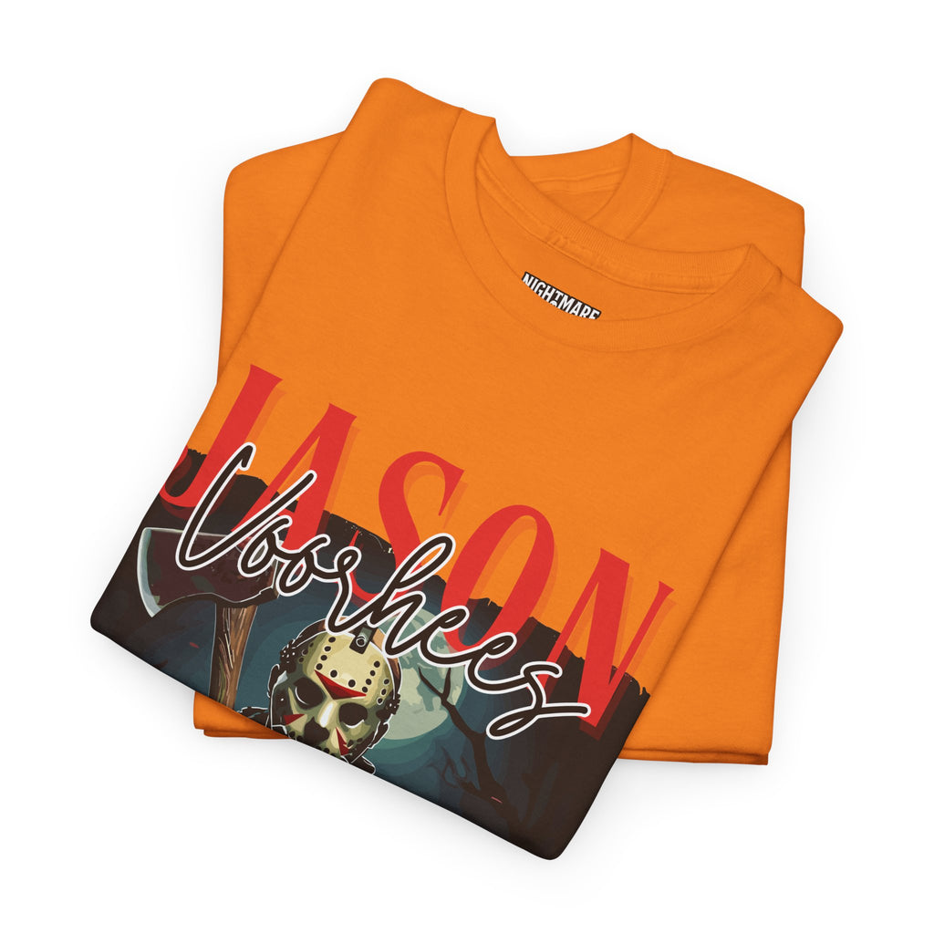 Jason Vorhees Horror Graphic Tee, Unisex Cotton Shirt, Halloween Costume, Horror Movie Gift, Spooky T-Shirt, Horror Fan Apparel