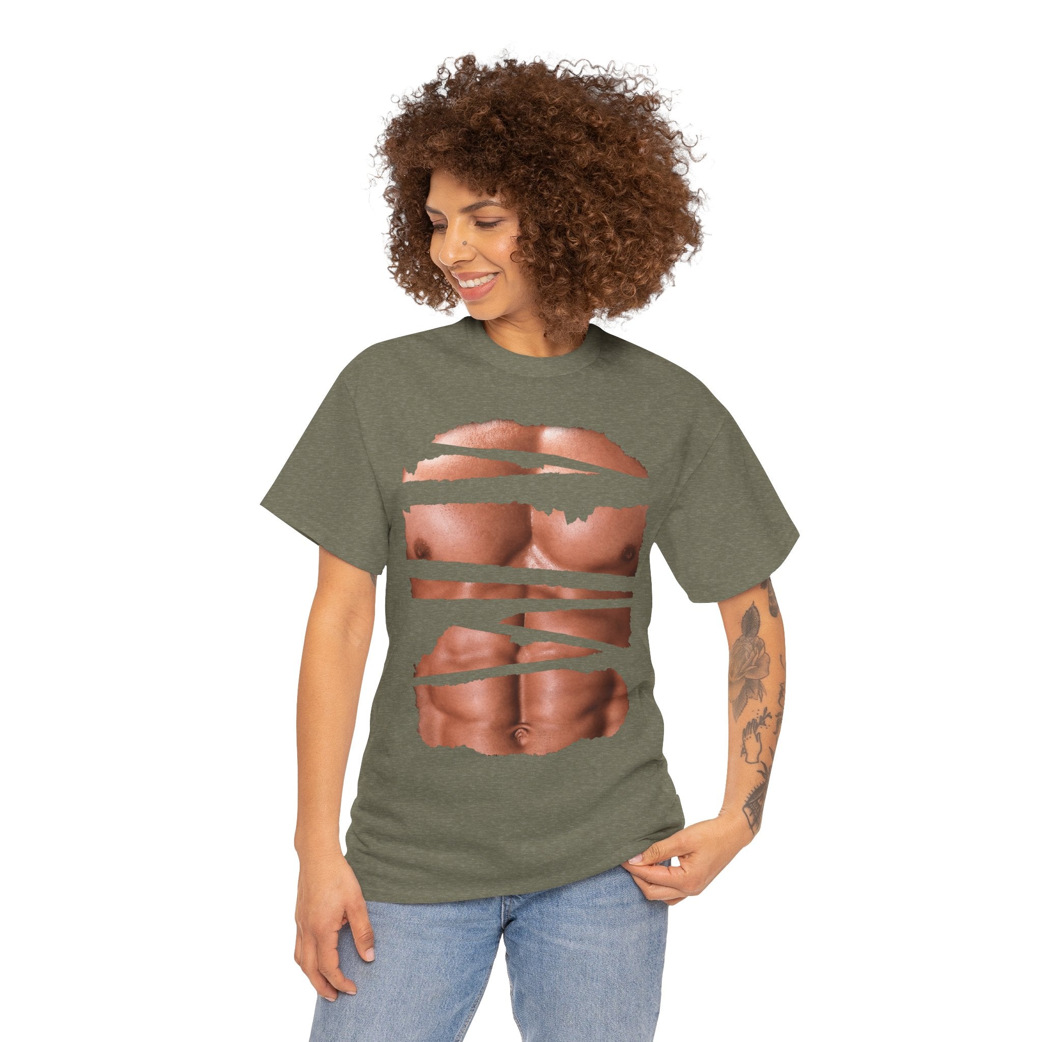 Shredded Abs Tee