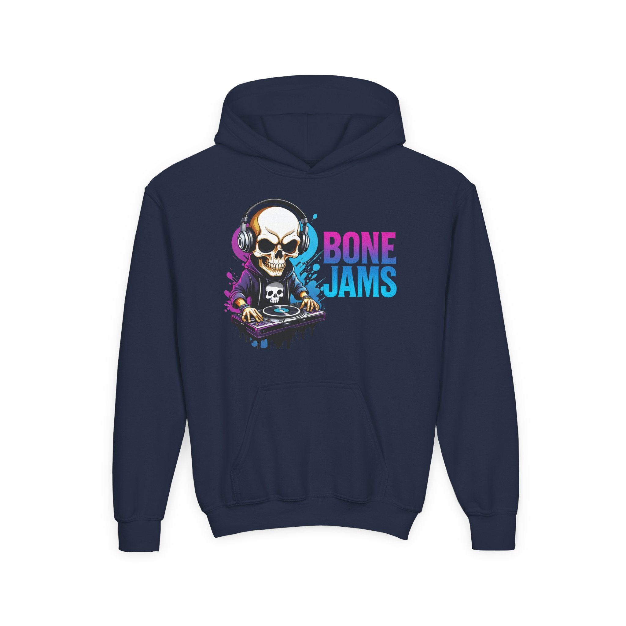 Bone Jams MC Bonez, Kids Hoodie Skull DJ