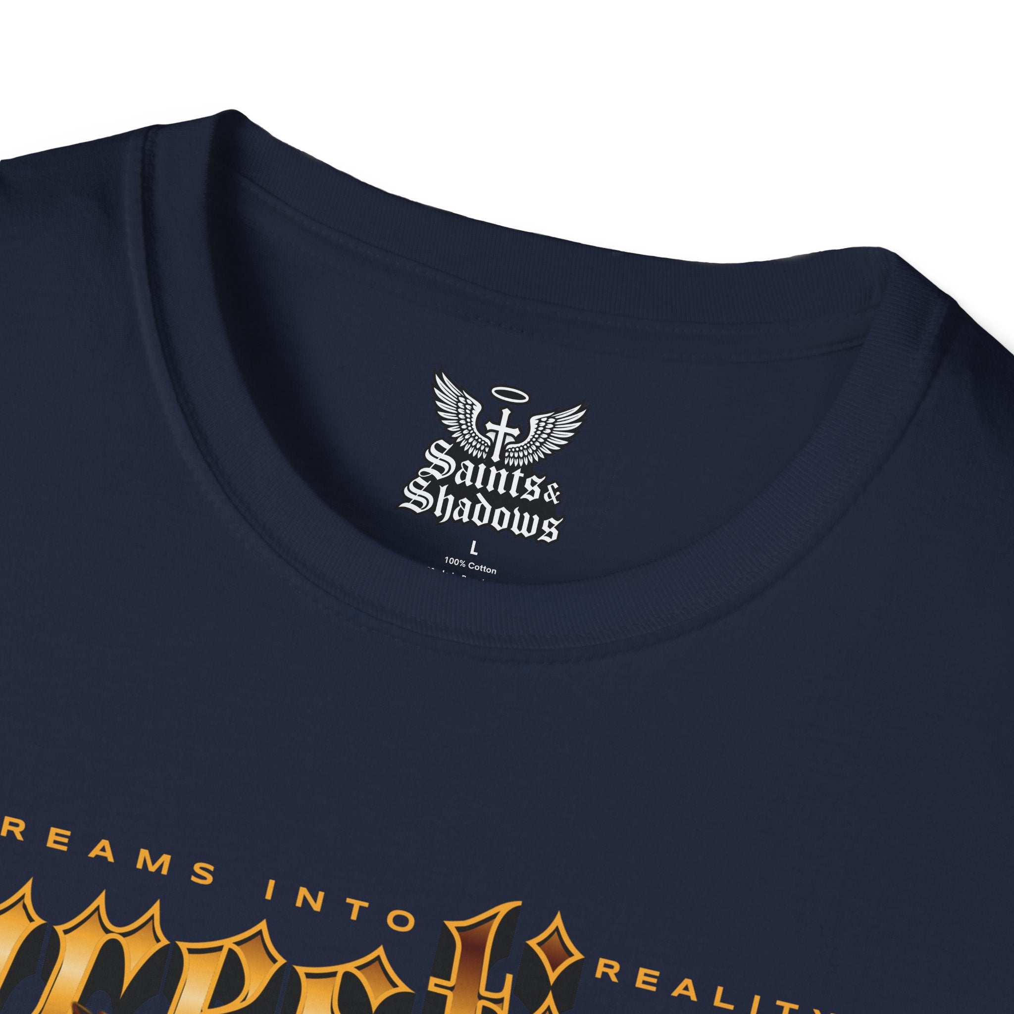Saints and Shadows - Prestige, Angelic Artwork Unisex Softstyle T-Shirt, Casual Wear