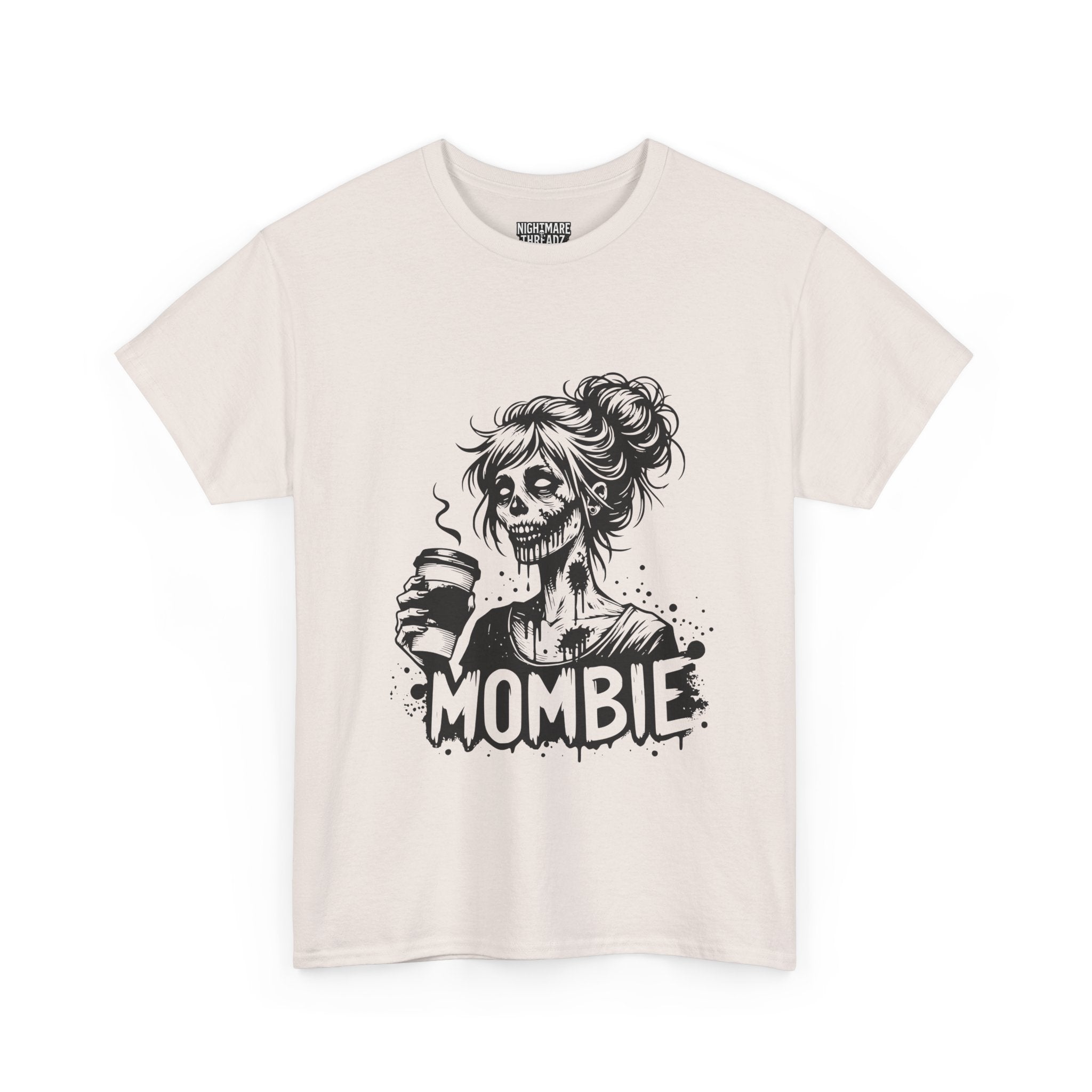 Mombie Unisex Tee, Perfect for Halloween, Gift for Moms, Relaxed Fit, Funny T-Shirt, Unique Graphic Tee, Casual Wear
