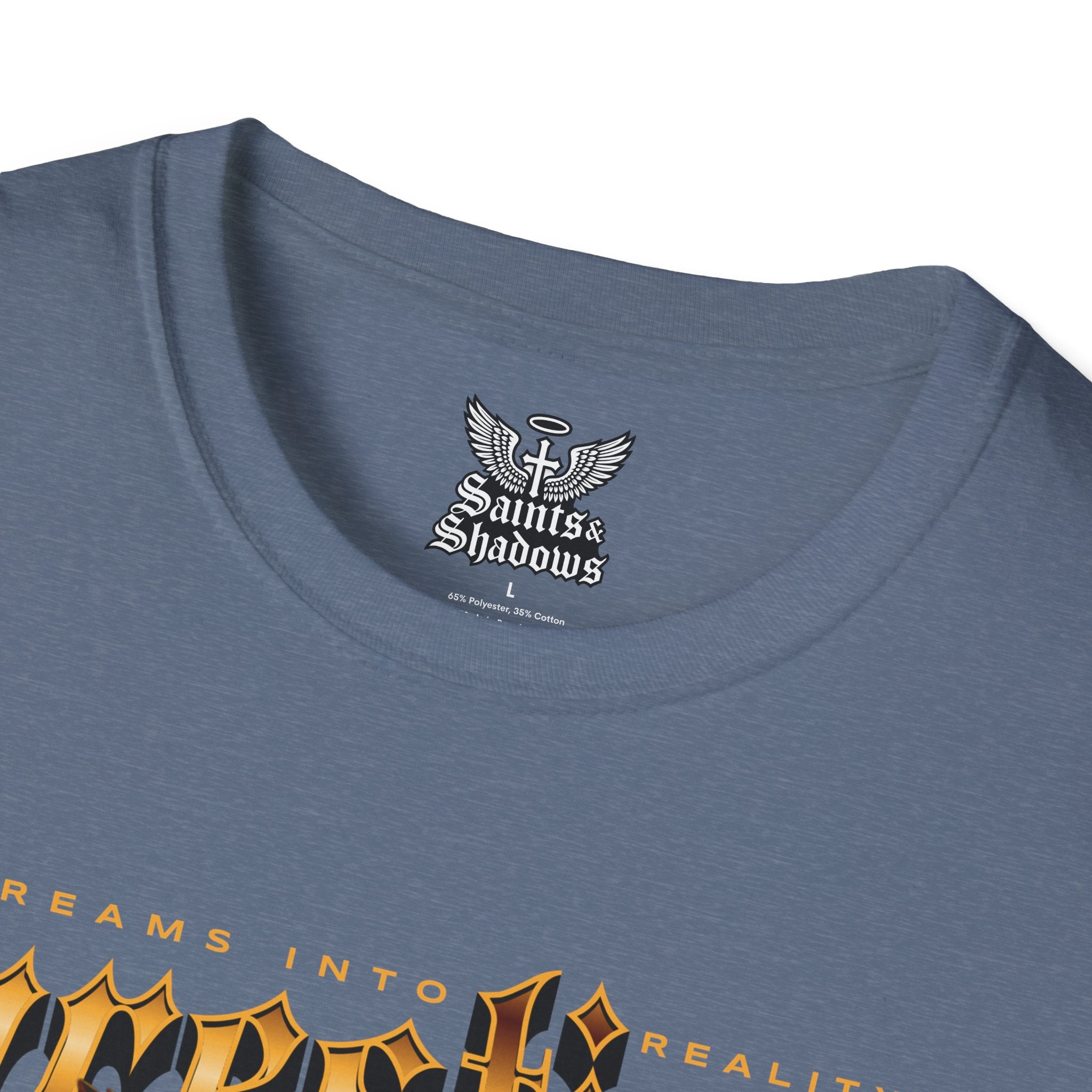 Saints and Shadows - Prestige, Angelic Artwork Unisex Softstyle T-Shirt, Casual Wear