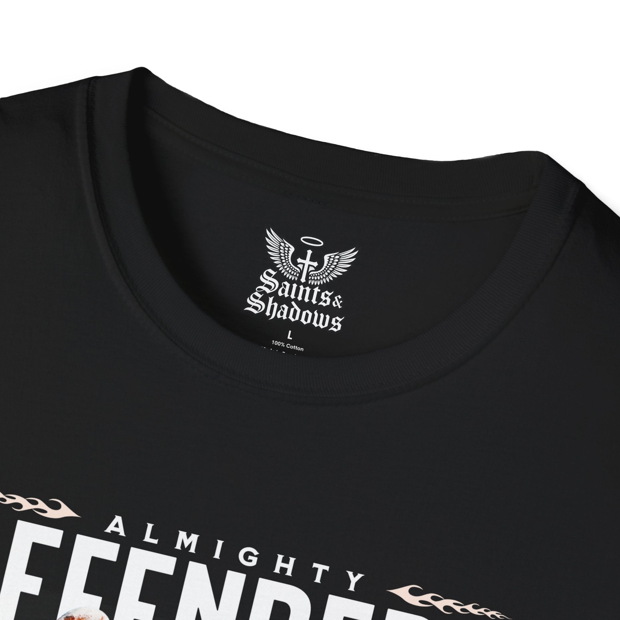 Saints and Shadows - Almighty Defenders, Angelic Artwork Unisex Softstyle T-Shirt, Casual Wear