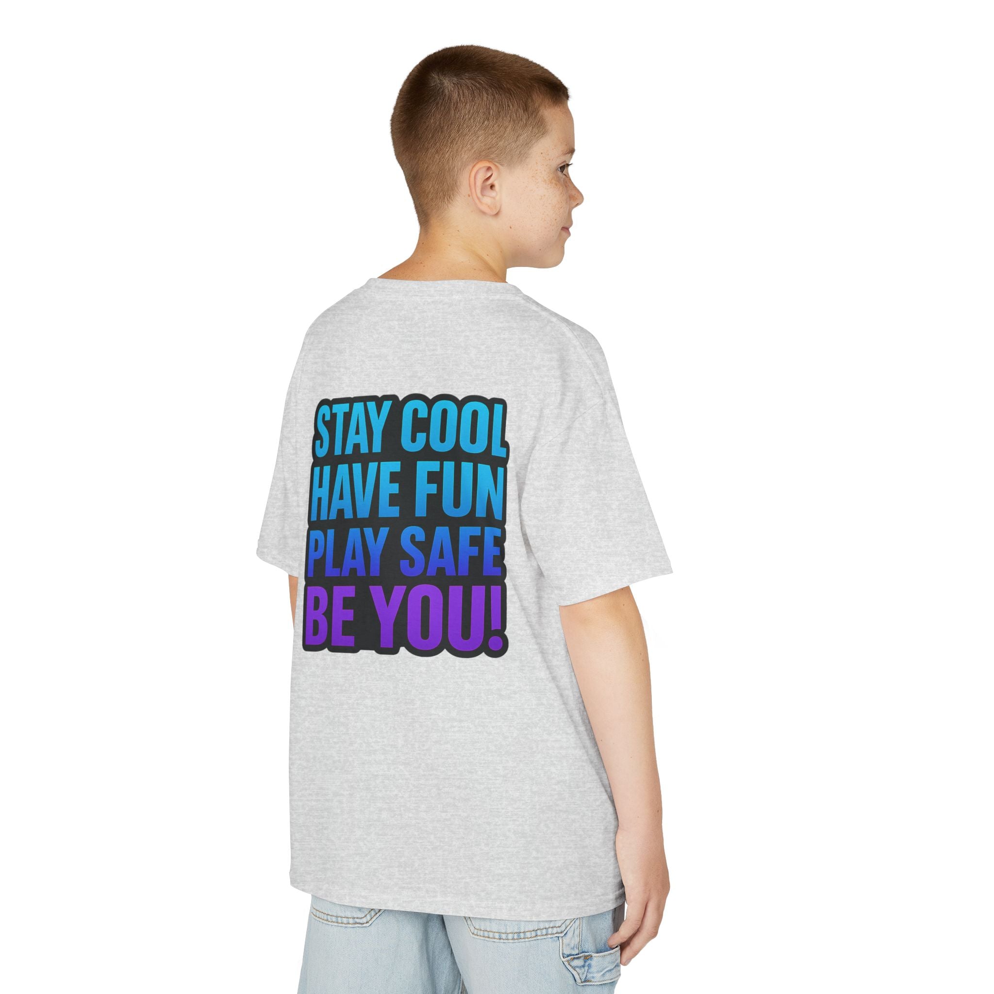 DJ KAT PAWS - Fun Skater Cat Design, Youth Summer T-Shirt, Cool Kids Apparel, Birthday Gift, Trendy Casual Wear