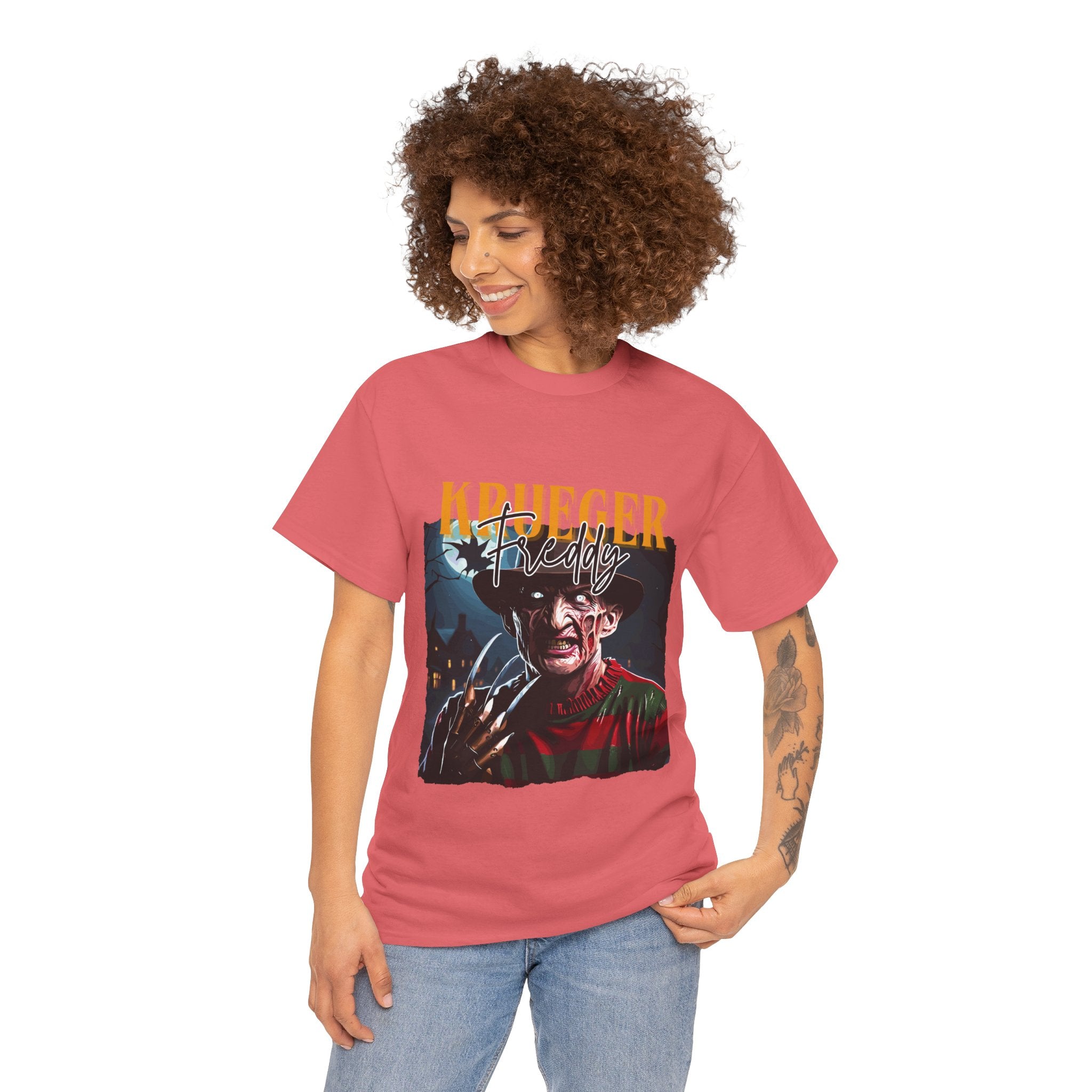 Freddy Krueger, Horror Graphic Tee, Unisex Cotton Shirt, Halloween Costume, Horror Movie Gift, Spooky T-Shirt, Horror Fan Apparel