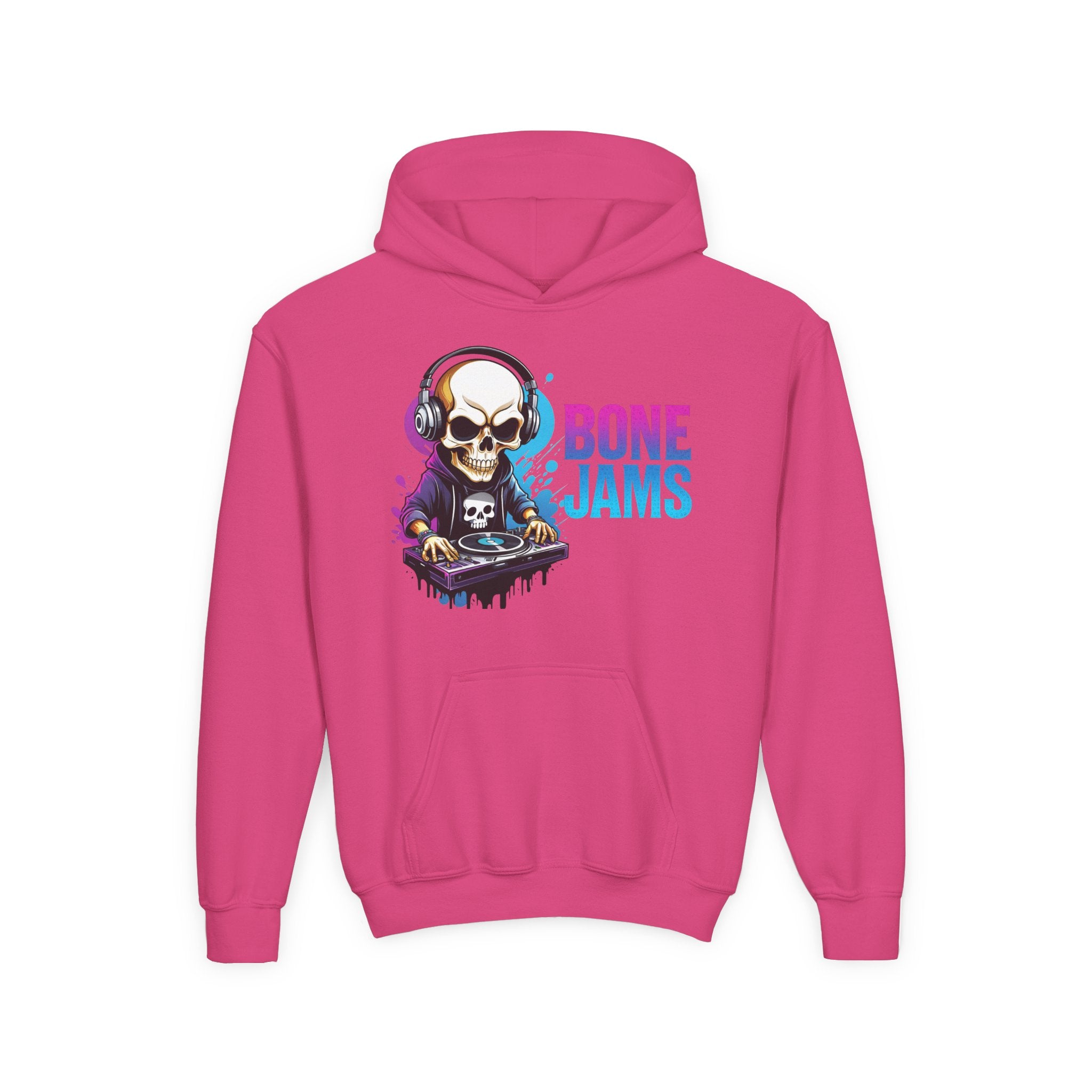 Bone Jams MC Bonez, Kids Hoodie Skull DJ