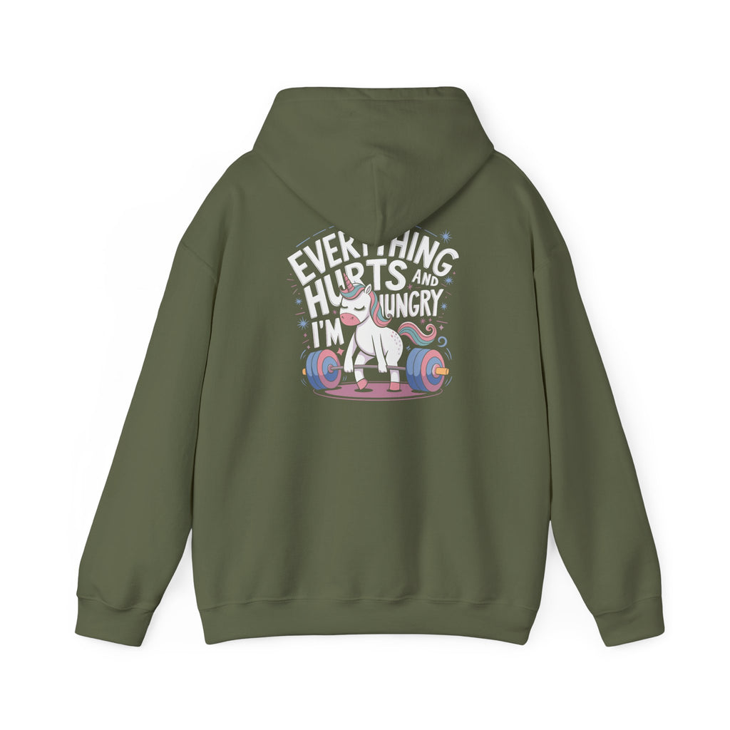 Everything Hurts, Everyday Grind Sweatshirt for Fitness Enthusiasts, Gym Hoodie, Workout Gear, Gift for Gym Lovers