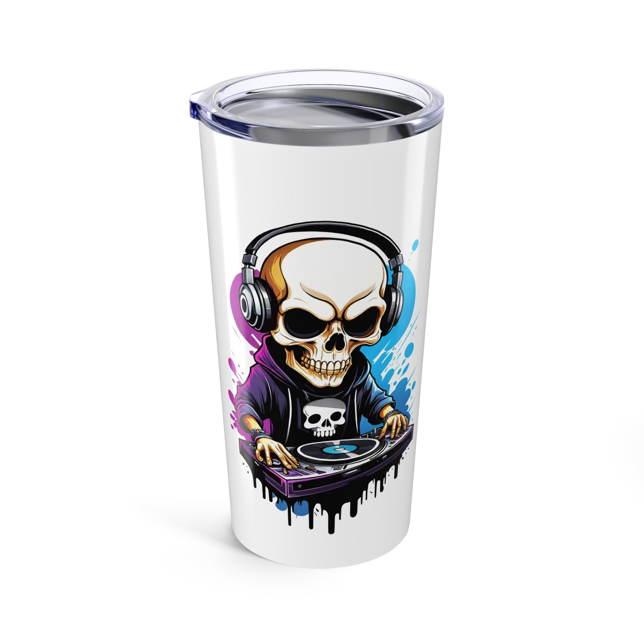 Bone Jams – MC Bonez 20oz Tumbler | Music Vibe Travel Mug for Music Lovers, Cool Drinkware & Party Gift