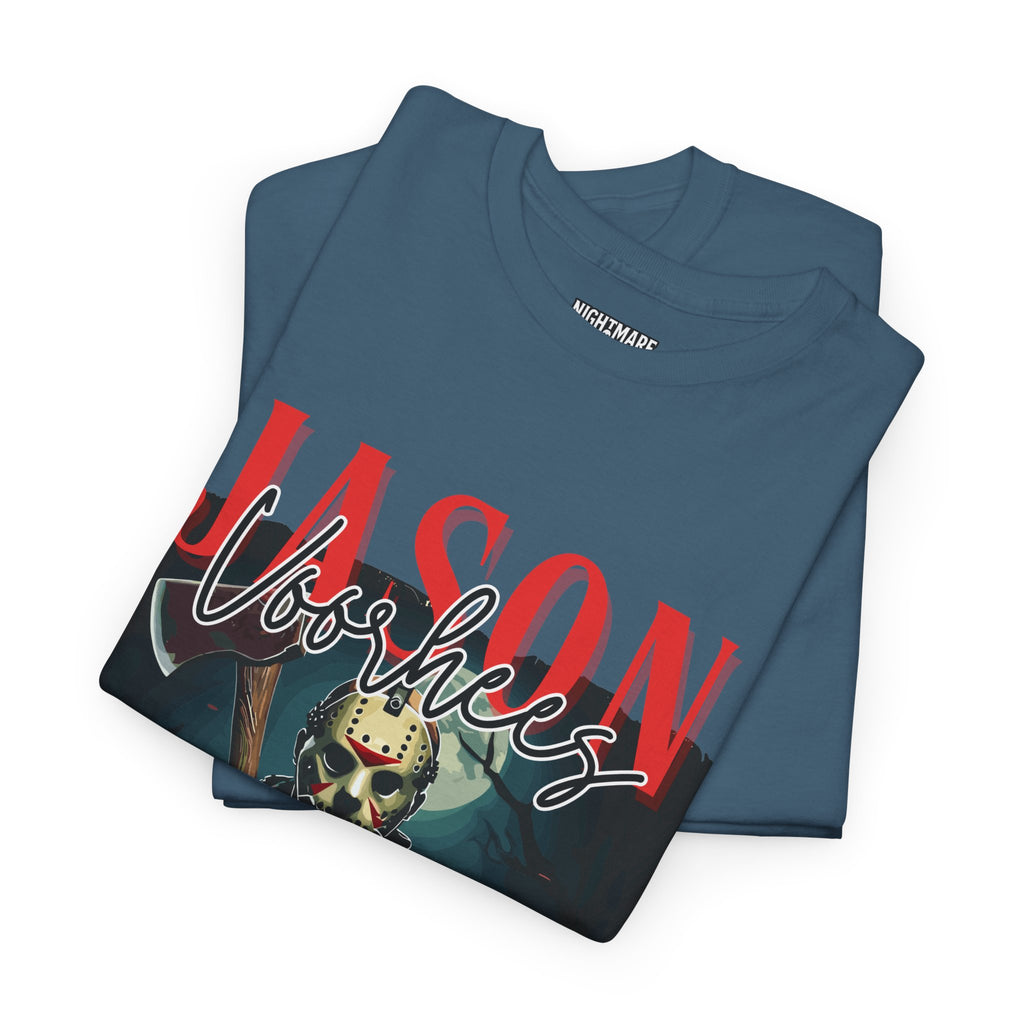 Jason Vorhees Horror Graphic Tee, Unisex Cotton Shirt, Halloween Costume, Horror Movie Gift, Spooky T-Shirt, Horror Fan Apparel