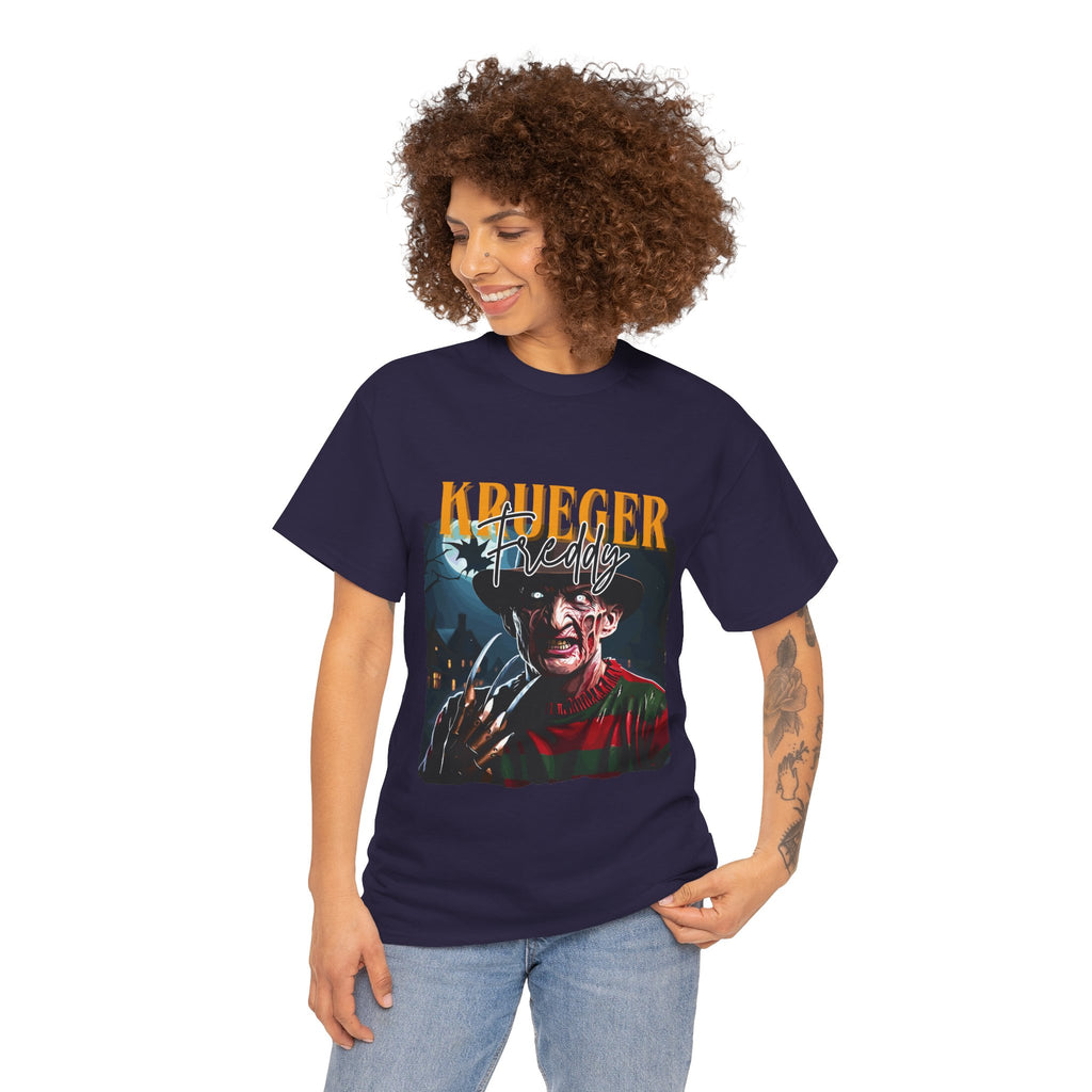 Freddy Krueger, Horror Graphic Tee, Unisex Cotton Shirt, Halloween Costume, Horror Movie Gift, Spooky T-Shirt, Horror Fan Apparel