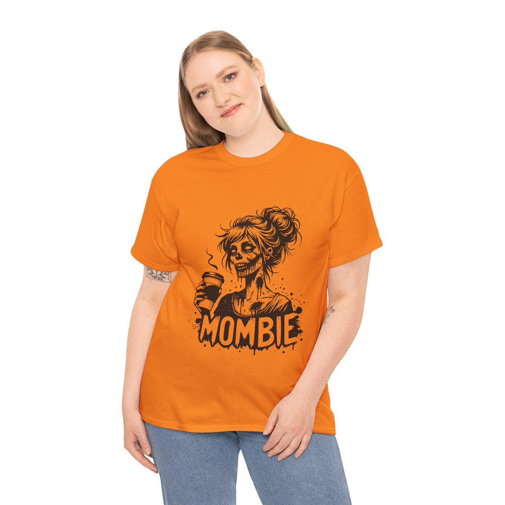 Mombie Unisex Tee, Perfect for Halloween, Gift for Moms, Relaxed Fit, Funny T-Shirt, Unique Graphic Tee, Casual Wear