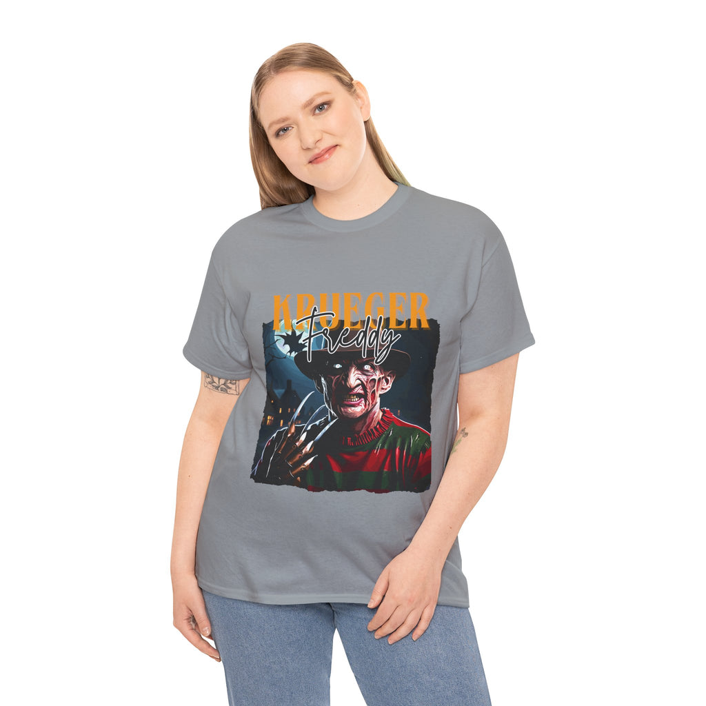 Freddy Krueger, Horror Graphic Tee, Unisex Cotton Shirt, Halloween Costume, Horror Movie Gift, Spooky T-Shirt, Horror Fan Apparel