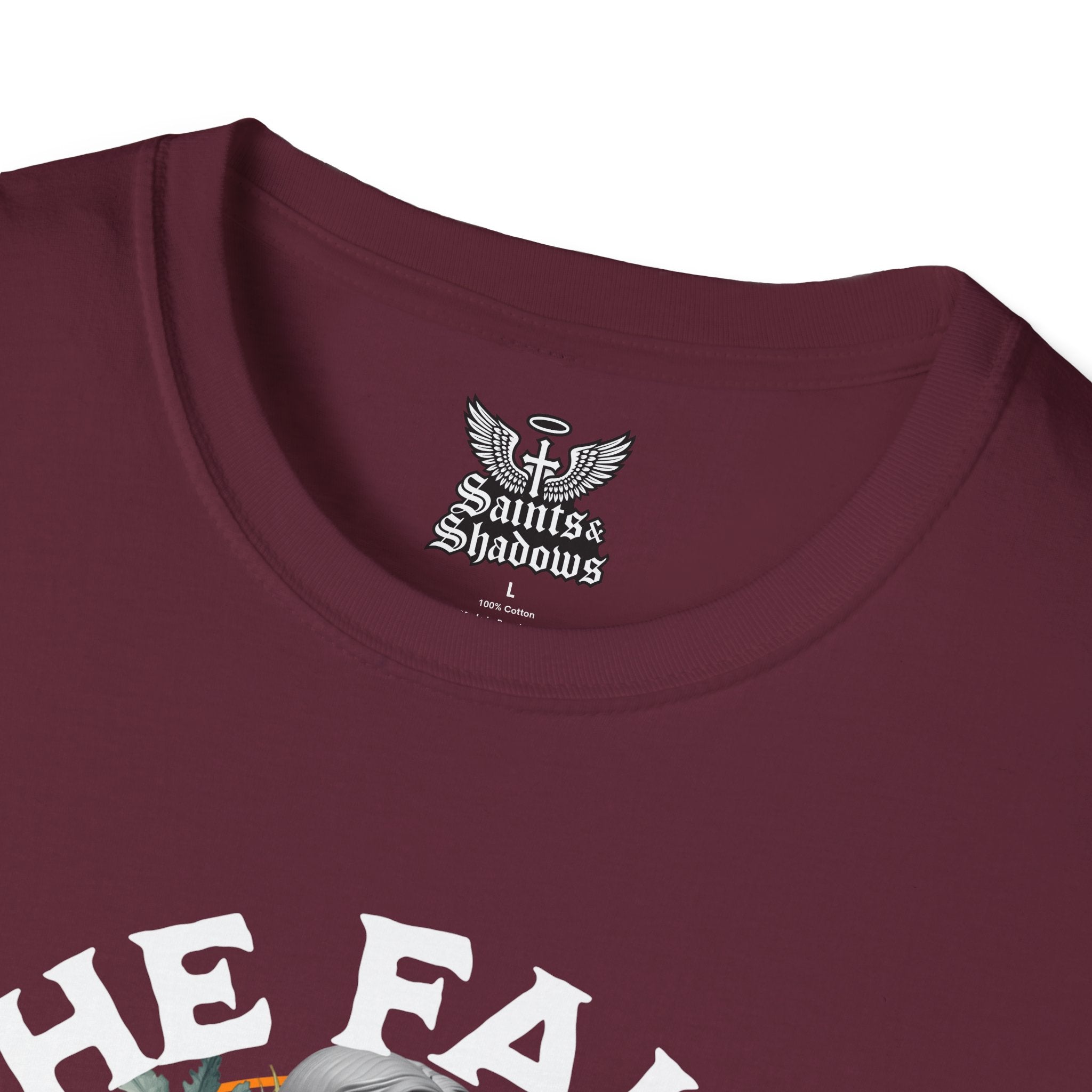 Saints and Shadows - The Faith Never Fail, Angelic Artwork Unisex Softstyle T-Shirt, Casual Wear
