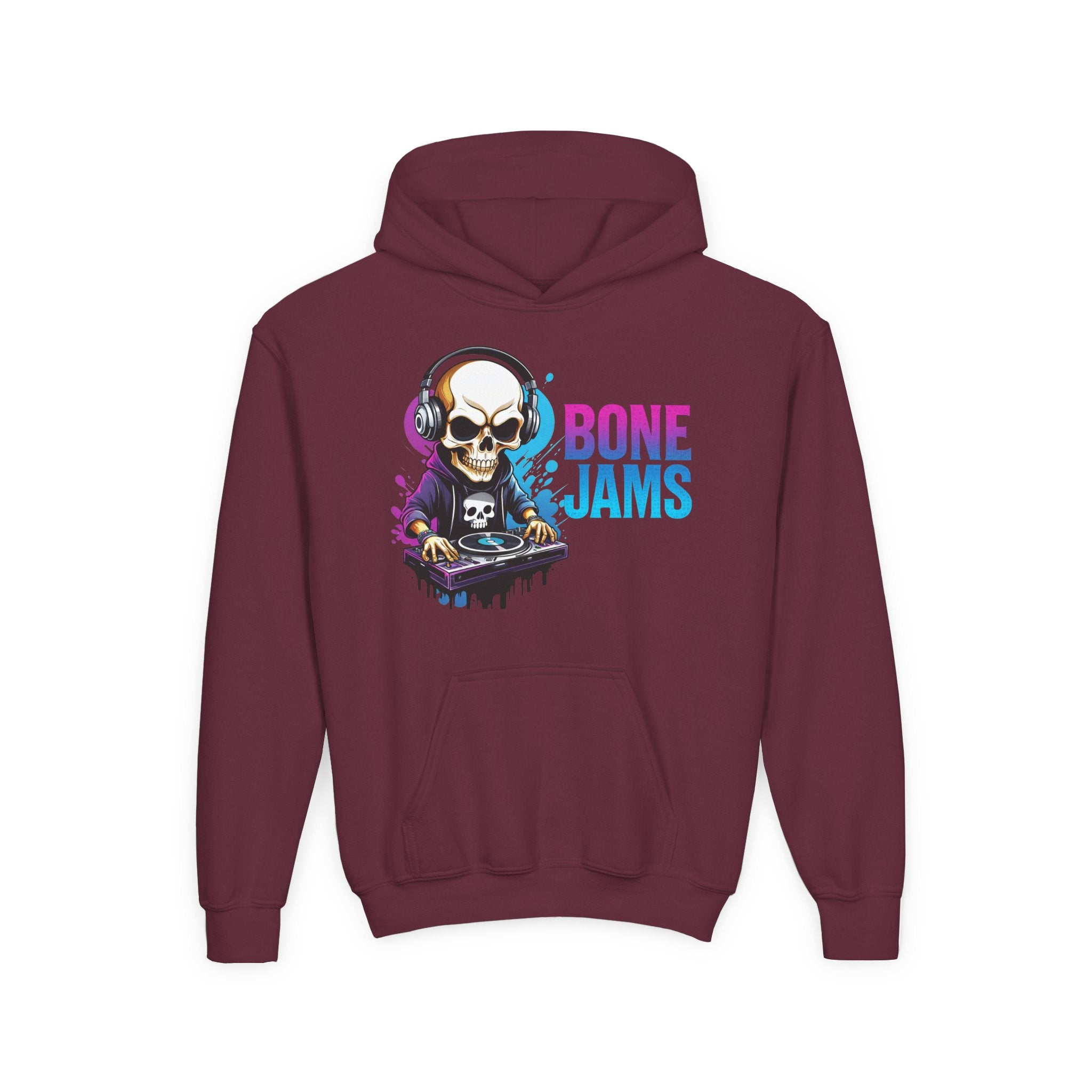 Bone Jams MC Bonez, Kids Hoodie Skull DJ
