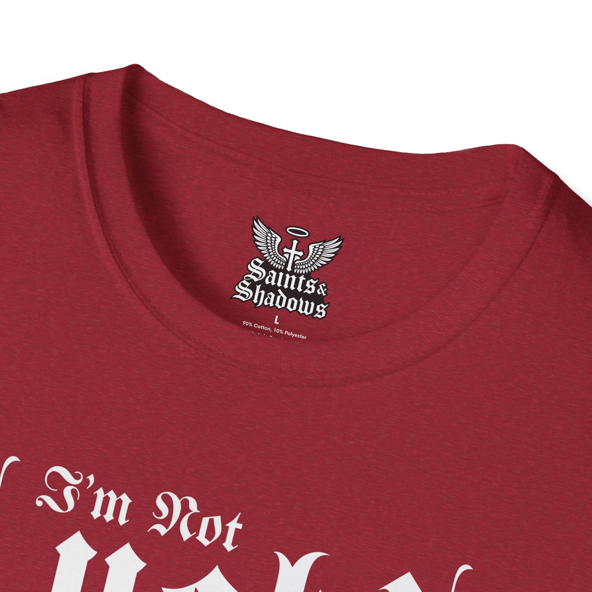 Saints and Shadows - I'm Not Lucky, But I'm Blessed T-Shirt, Unisex Graphic Tee