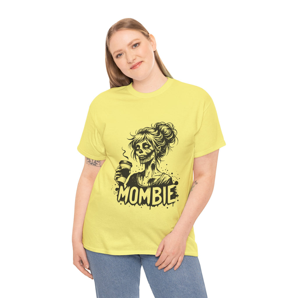 Mombie Unisex Tee, Perfect for Halloween, Gift for Moms, Relaxed Fit, Funny T-Shirt, Unique Graphic Tee, Casual Wear
