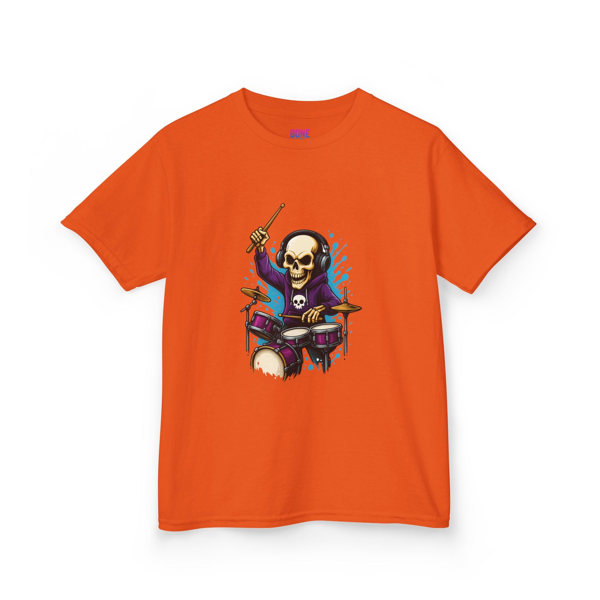 Bone Jams MC Bonez Kids Tee, Drumming Up The Dead